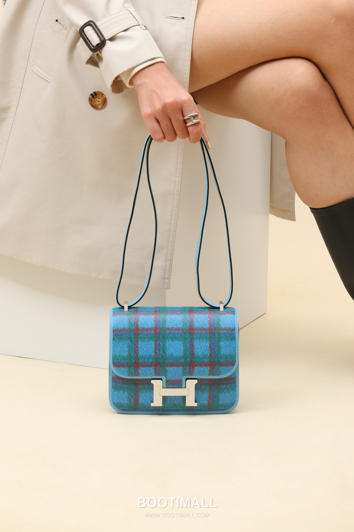 Hermes CJG19 Swift Shoulder Swift Calfskin Blue Shoulder Bag 에르메스 CJG19 스위프트 숄더 스위프트 송아지가죽 블루 숄더백 19cm 8
