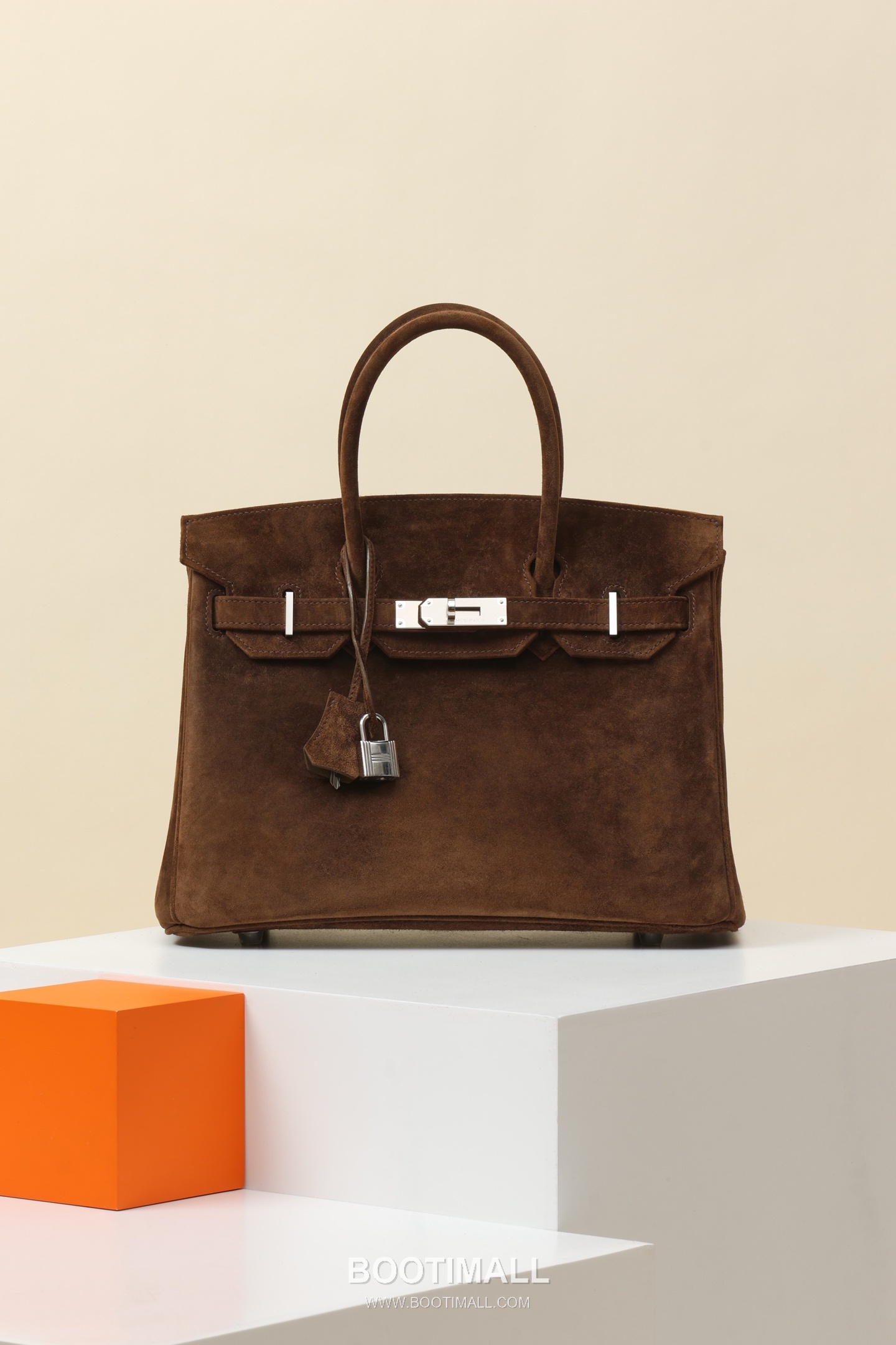 Hermes Birkin 30 Suede Suede Leather Brown Tote Bag 에르메스 버킨 30 스웨이드 스웨이드 레더 브라운 토트백 30cm 1