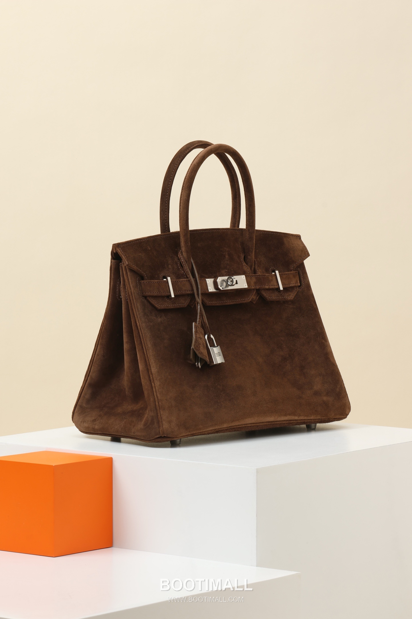 Hermes Birkin 30 Suede Suede Leather Brown Tote Bag 에르메스 버킨 30 스웨이드 스웨이드 레더 브라운 토트백 30cm 2