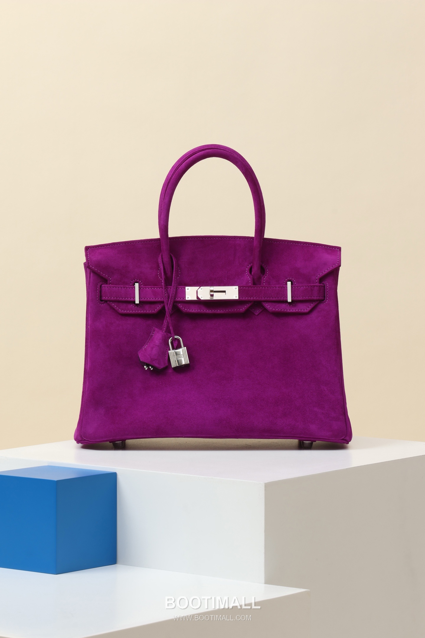 Hermes BK30 Suede Top Handle Suede Leather Purple Top Handle Bag BK30 에르메스 스웨이드 탑핸들 스웨이드 레더 퍼플 탑핸들백 30cm 1