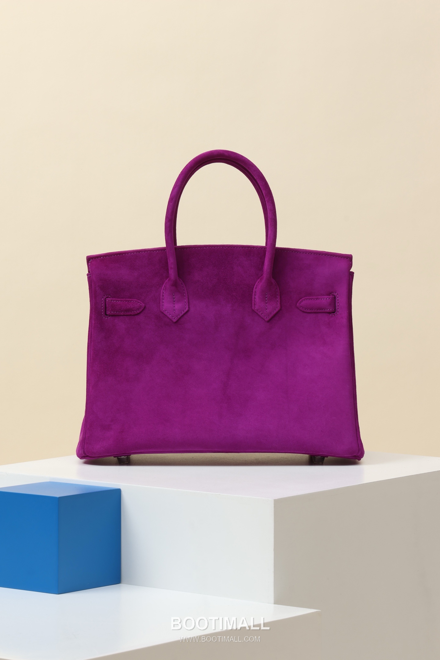 Hermes BK30 Suede Top Handle Suede Leather Purple Top Handle Bag BK30 에르메스 스웨이드 탑핸들 스웨이드 레더 퍼플 탑핸들백 30cm 3