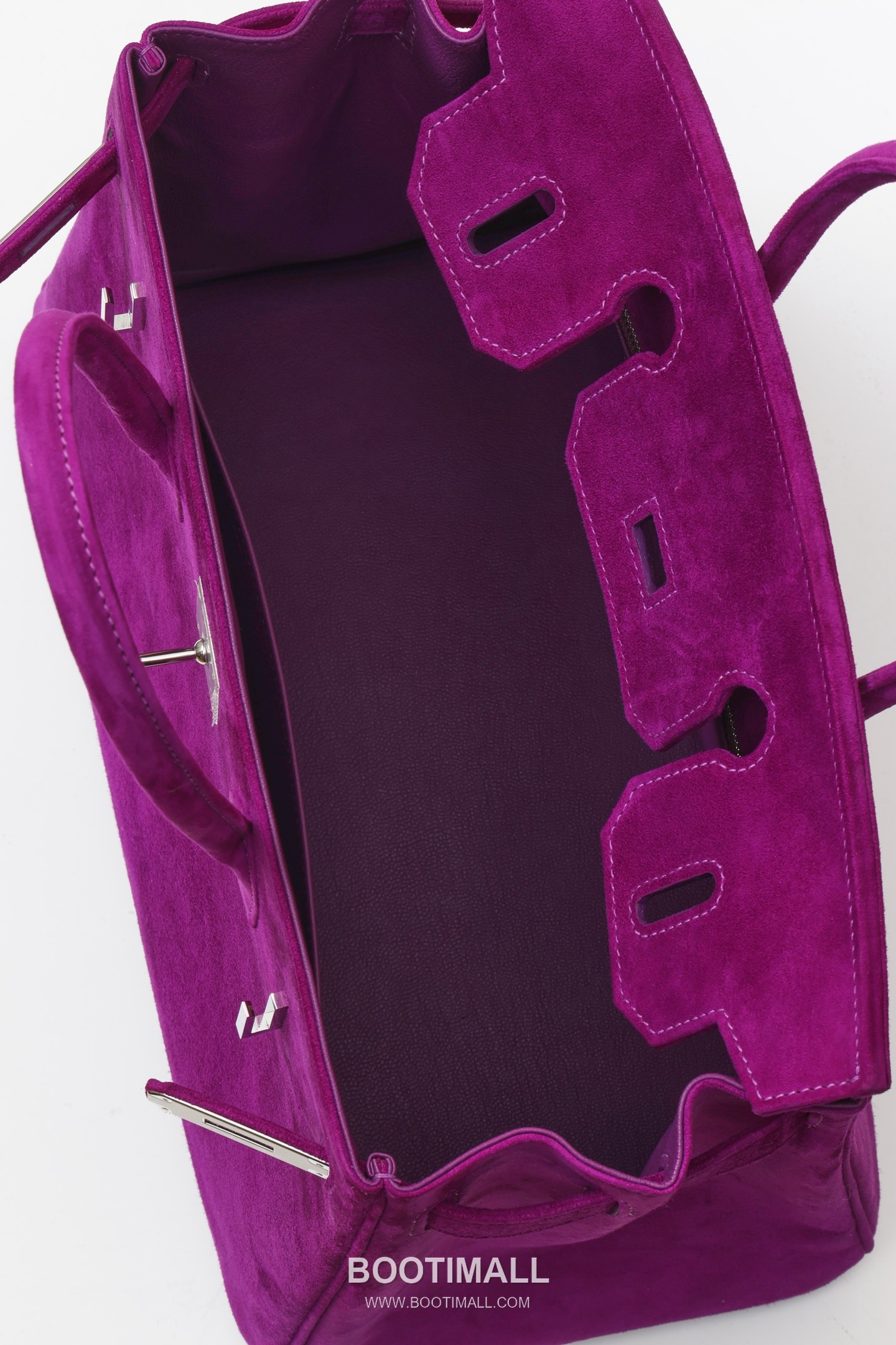 Hermes BK30 Suede Top Handle Suede Leather Purple Top Handle Bag BK30 에르메스 스웨이드 탑핸들 스웨이드 레더 퍼플 탑핸들백 30cm 7