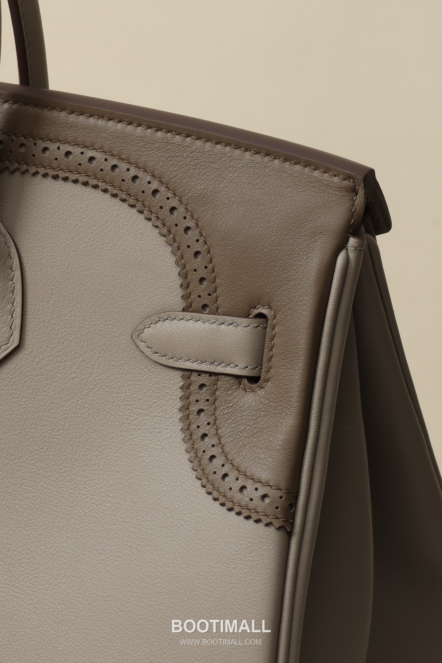 Hermes Birkin 35 Lace Swift Swift Leather Etoupe Top Handle Bag 에르메스 버킨 35 레이스 스위프트 스위프트 레더 에토프 토트백 35cm 5