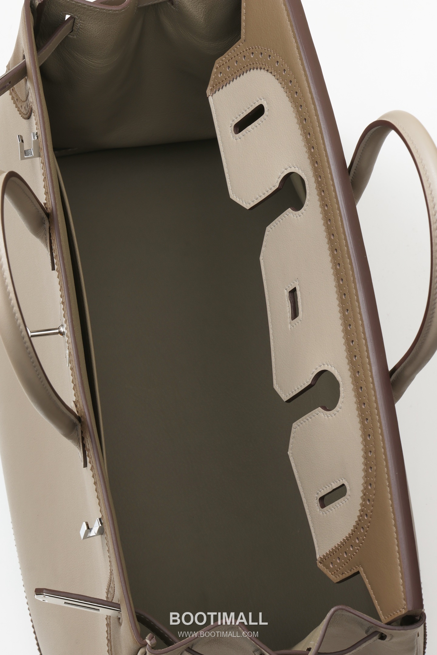 Hermes Birkin 35 Lace Swift Swift Leather Etoupe Top Handle Bag 에르메스 버킨 35 레이스 스위프트 스위프트 레더 에토프 토트백 35cm 7