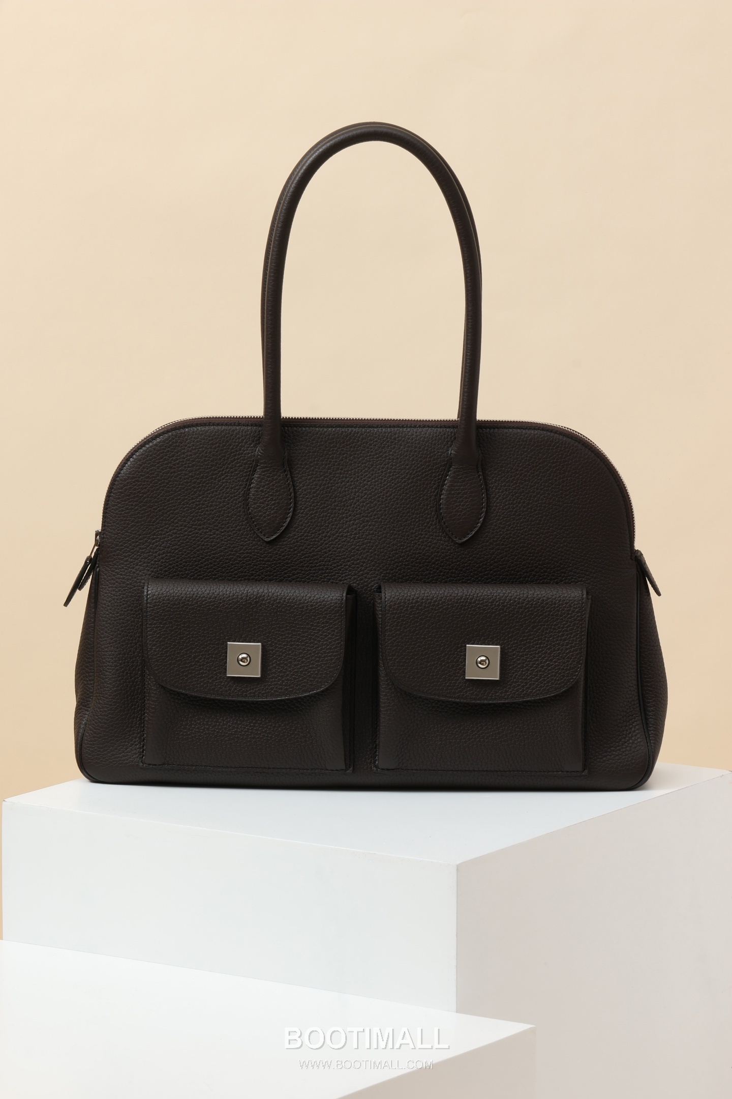 Hermes CA43 Togo Commuter Togo Calfskin Black Tote Bag 에르메스 CA43 토고 커뮤터 토고 송아지가죽 블랙 토트백 43cm 1