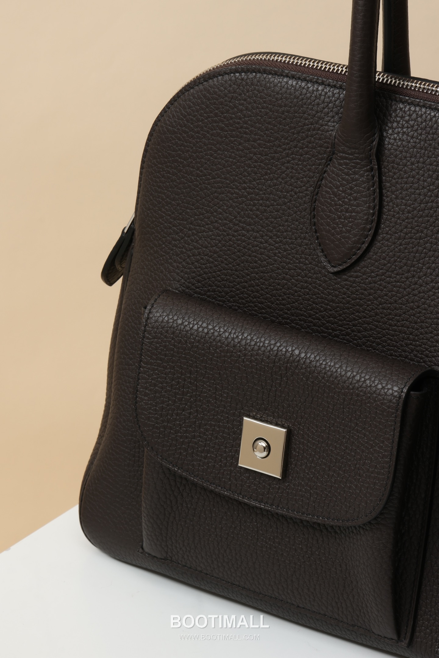 Hermes CA43 Togo Commuter Togo Calfskin Black Tote Bag 에르메스 CA43 토고 커뮤터 토고 송아지가죽 블랙 토트백 43cm 4