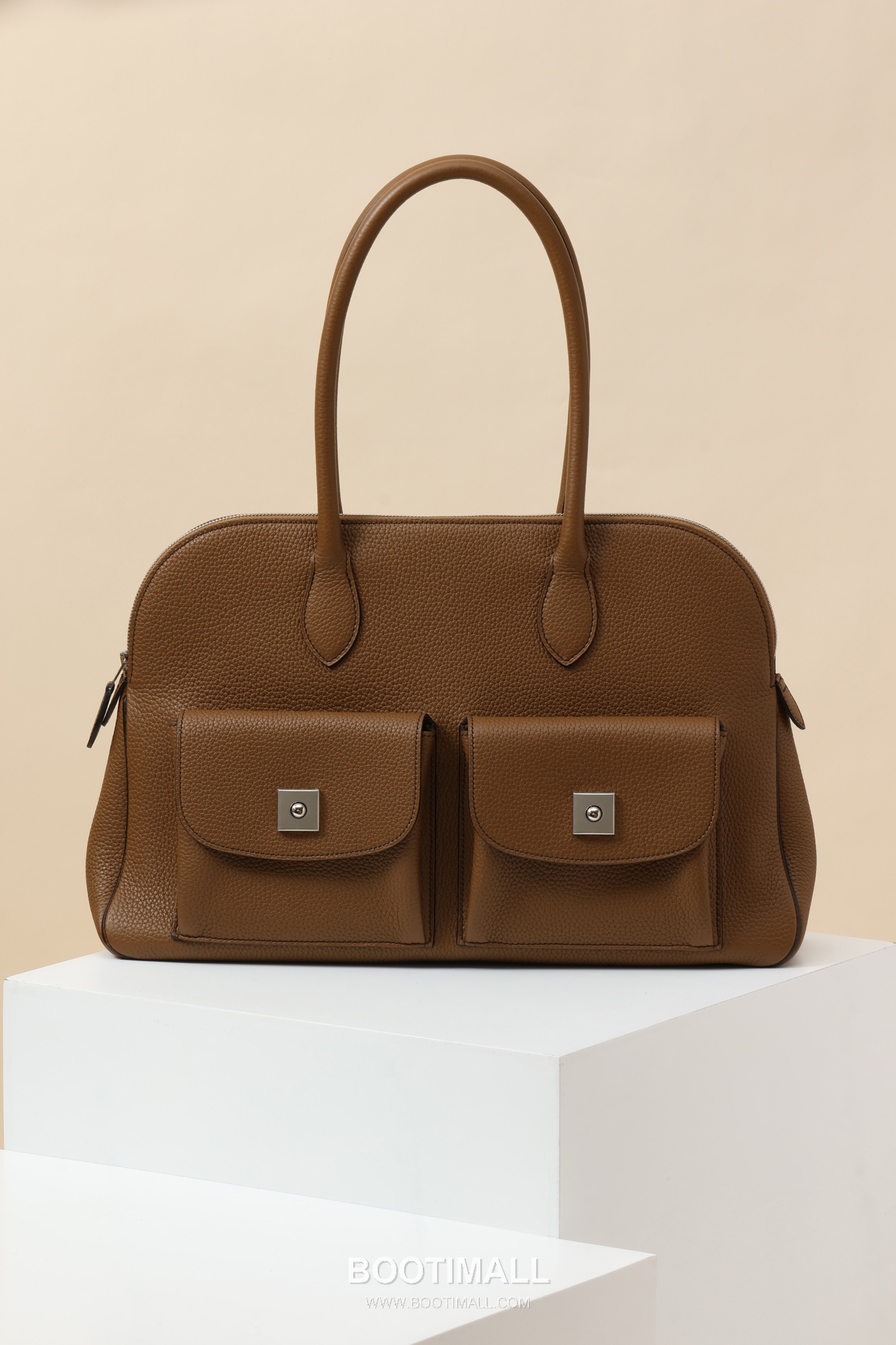 Hermes CA43 Togo Commuter Togo Calfskin Chestnut Tote Bag 에르메스 CA43 토고 커뮤터 토고 송아지가죽 체스트넛 토트백 43cm 1