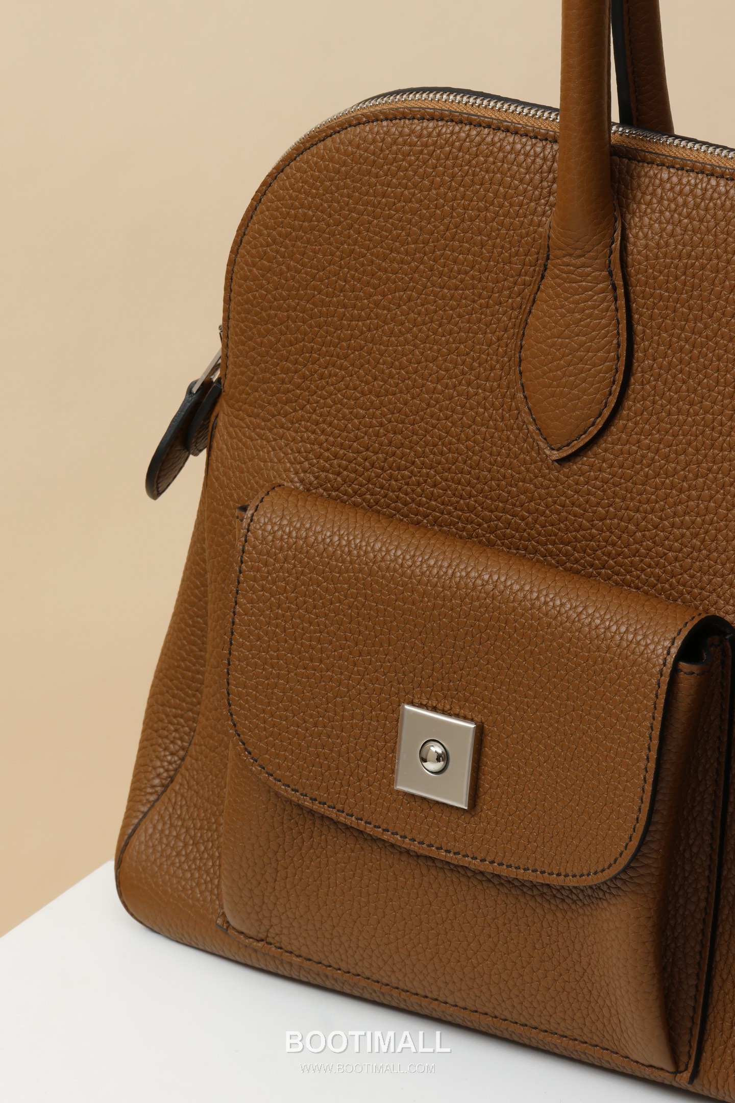 Hermes CA43 Togo Commuter Togo Calfskin Chestnut Tote Bag 에르메스 CA43 토고 커뮤터 토고 송아지가죽 체스트넛 토트백 43cm 4