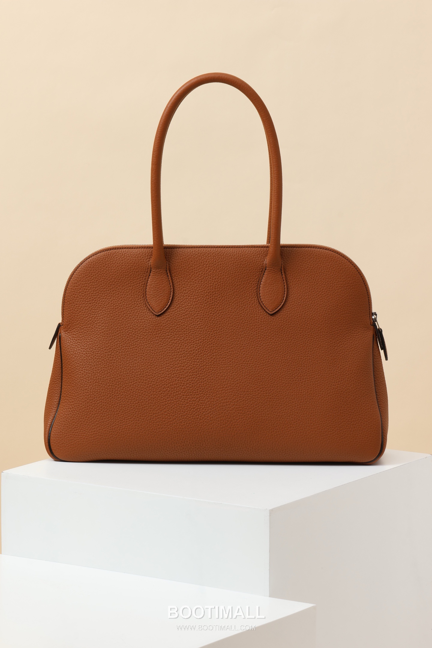 Hermes Caravas Togo Commuter Togo Calfskin Brown Tote Bag 에르메스 카라바스 토고 커뮤터 토고 송아지가죽 브라운 토트백 43cm 3