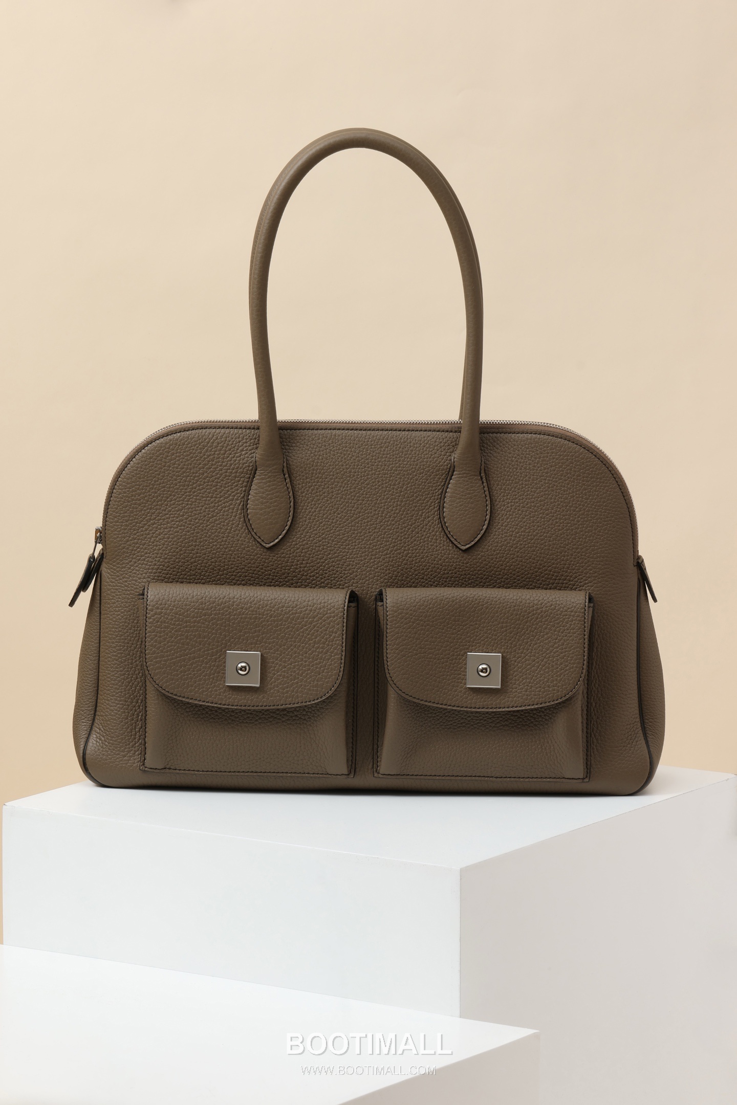 Hermes CA43 Togo Commuter Togo Calfskin Etoupe Tote Bag 에르메스 CA43 토고 커뮤터 토고 송아지가죽 에토프 토트백 43cm 1