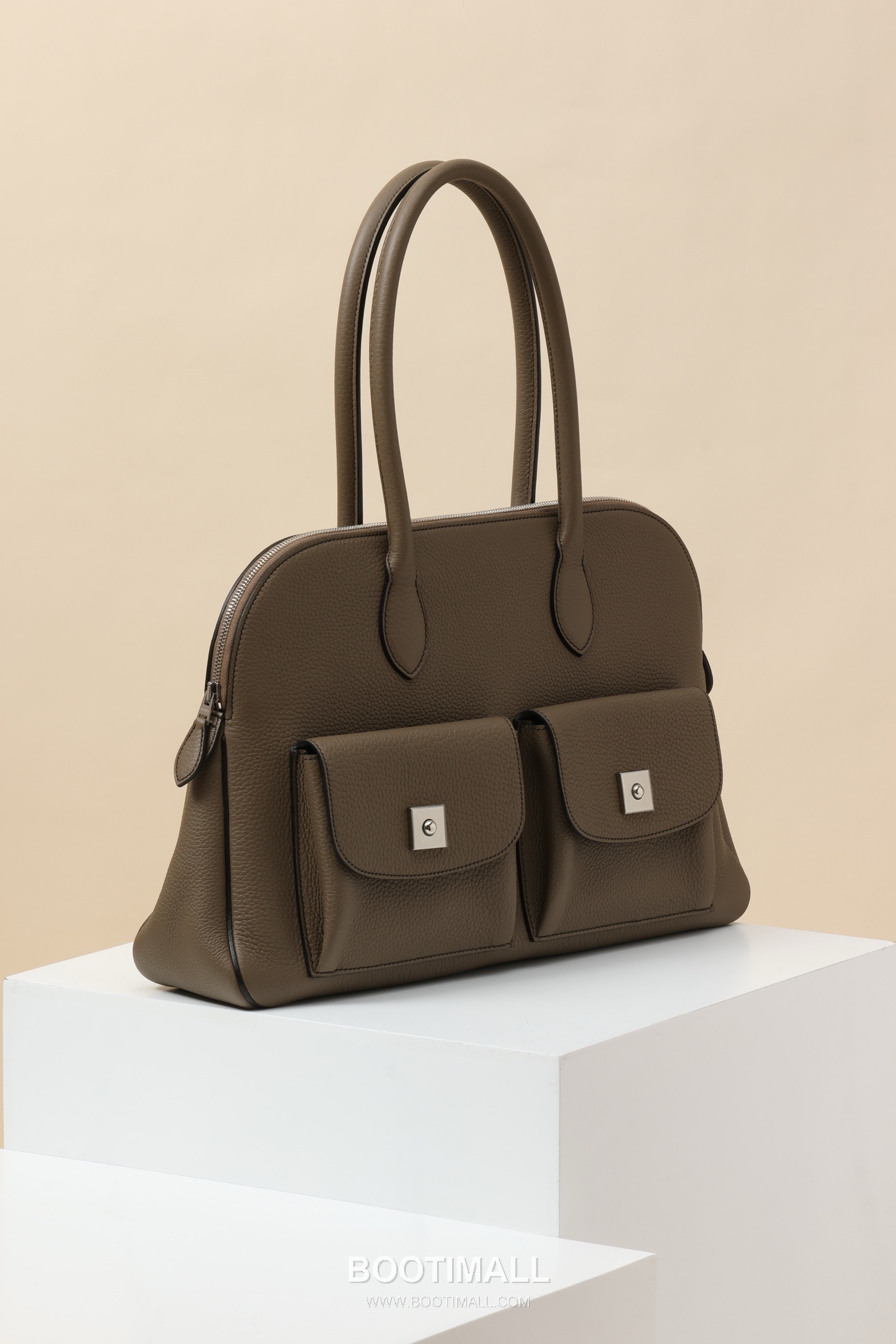 Hermes CA43 Togo Commuter Togo Calfskin Etoupe Tote Bag 에르메스 CA43 토고 커뮤터 토고 송아지가죽 에토프 토트백 43cm 2