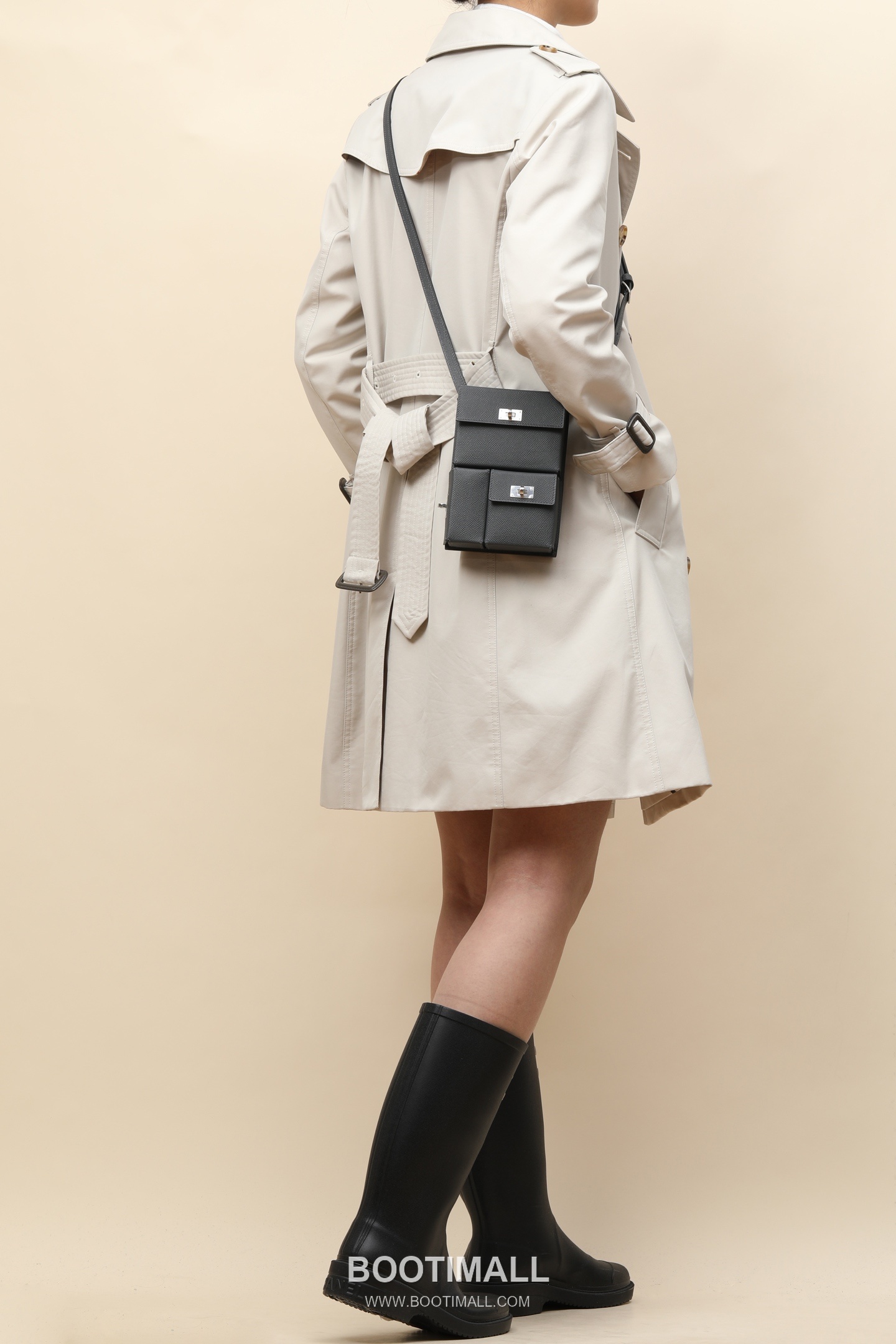 Hermes KLP12 Epsom Pouch Epsom Calfskin Gray 에르메스 KLP12 엡솜 파우치 엡솜 송아지가죽 그레이 17.5cm 8