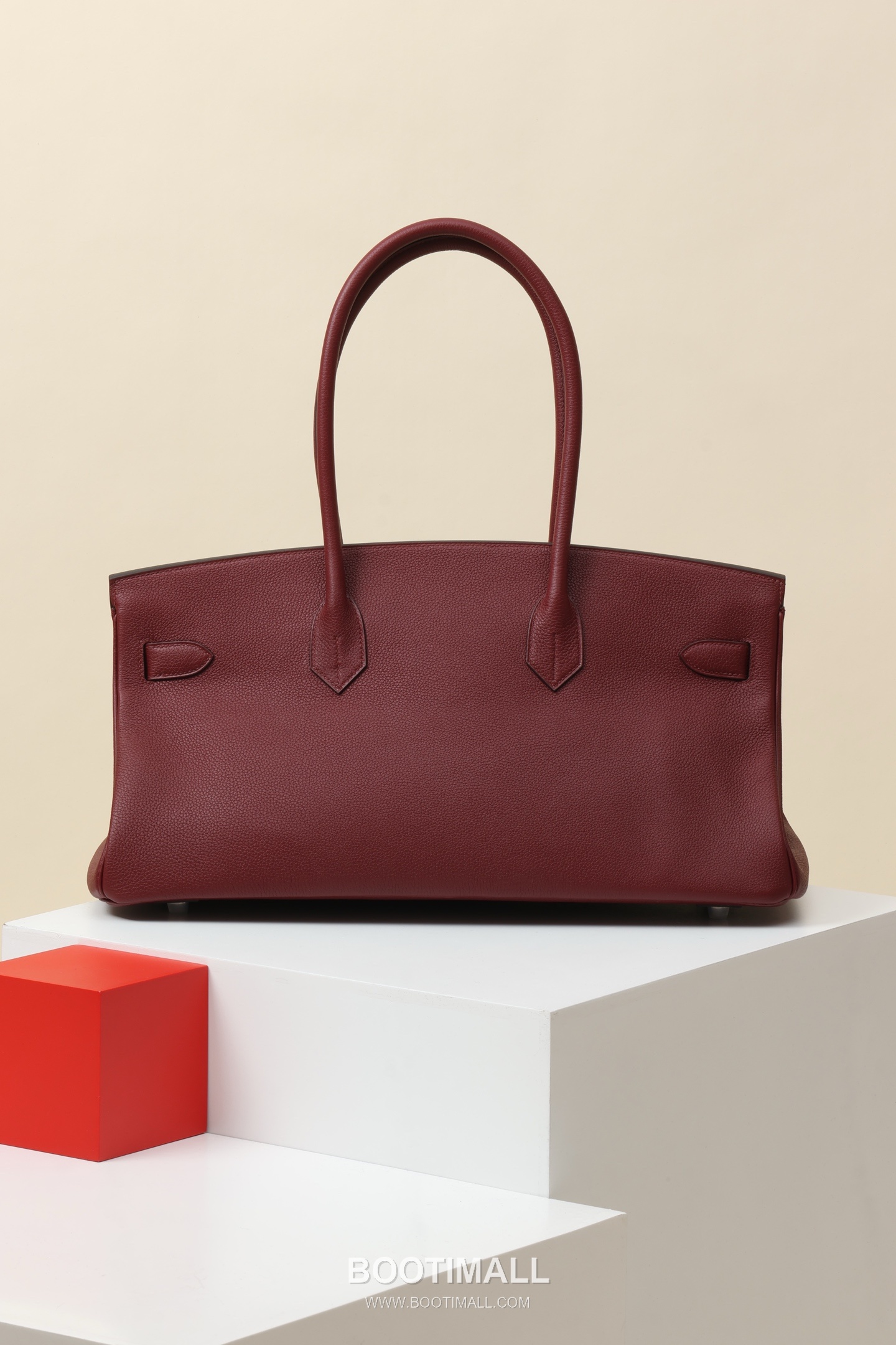 Hermes BKS42 Togo Tote Togo Calfskin Red Tote Bag 에르메스 BKS42 토고 토트 토고 송아지가죽 레드 토트백 42cm 3