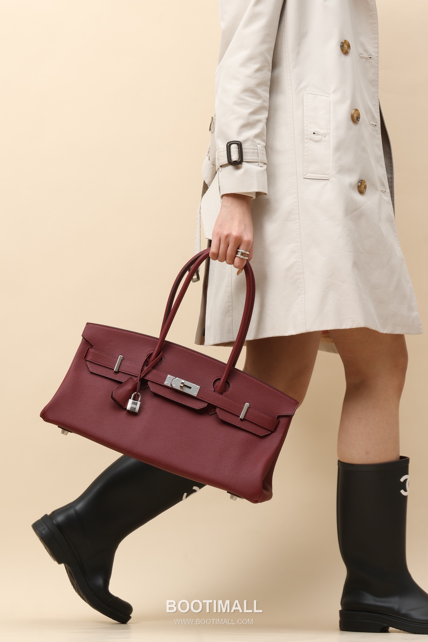 Hermes BKS42 Togo Tote Togo Calfskin Red Tote Bag 에르메스 BKS42 토고 토트 토고 송아지가죽 레드 토트백 42cm 9