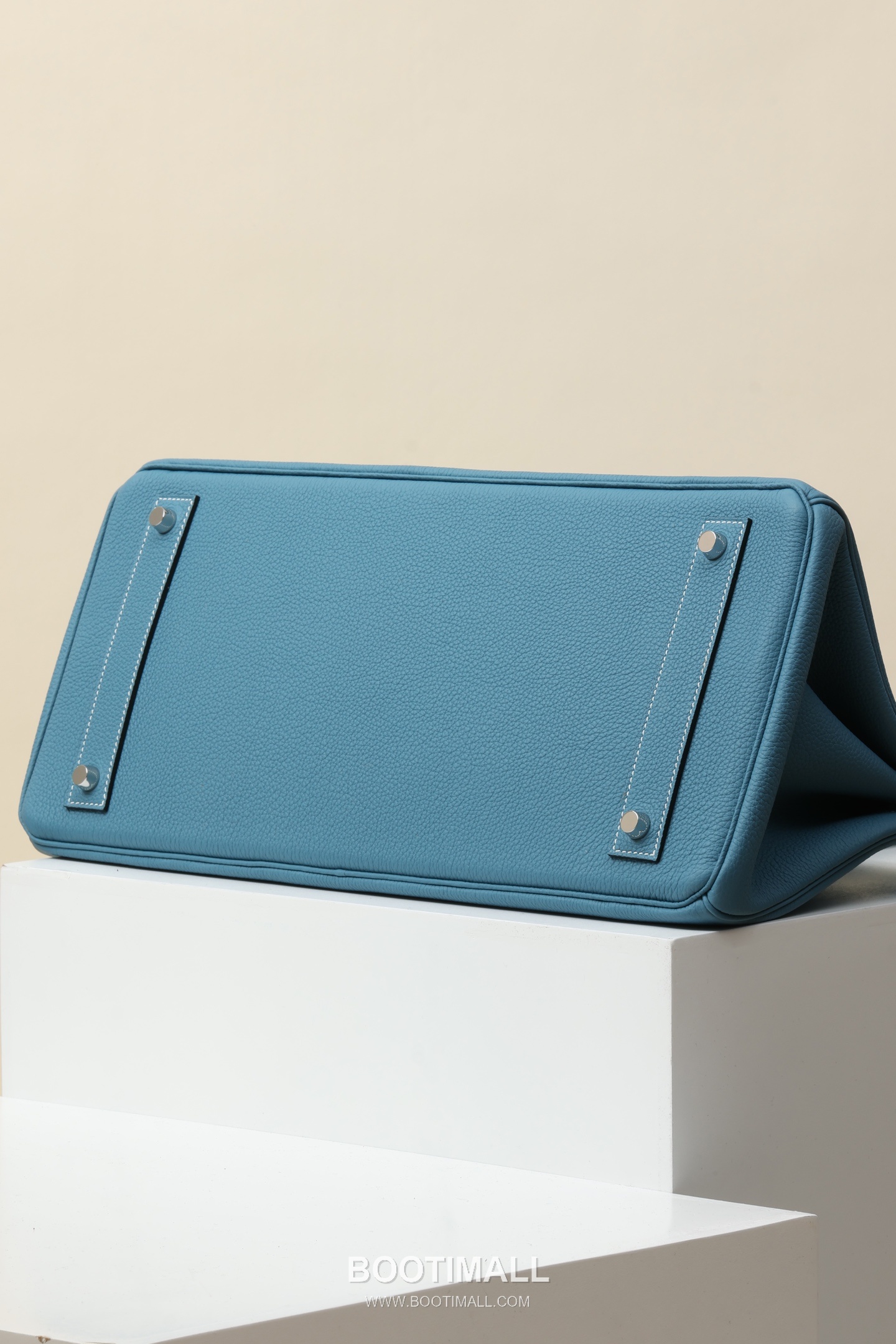 Hermes BKS 42 Togo Togo Calfskin Blue Tote Bag 에르메스 BKS 42 토고 토고 송아지가죽 블루 토트백 42cm 6