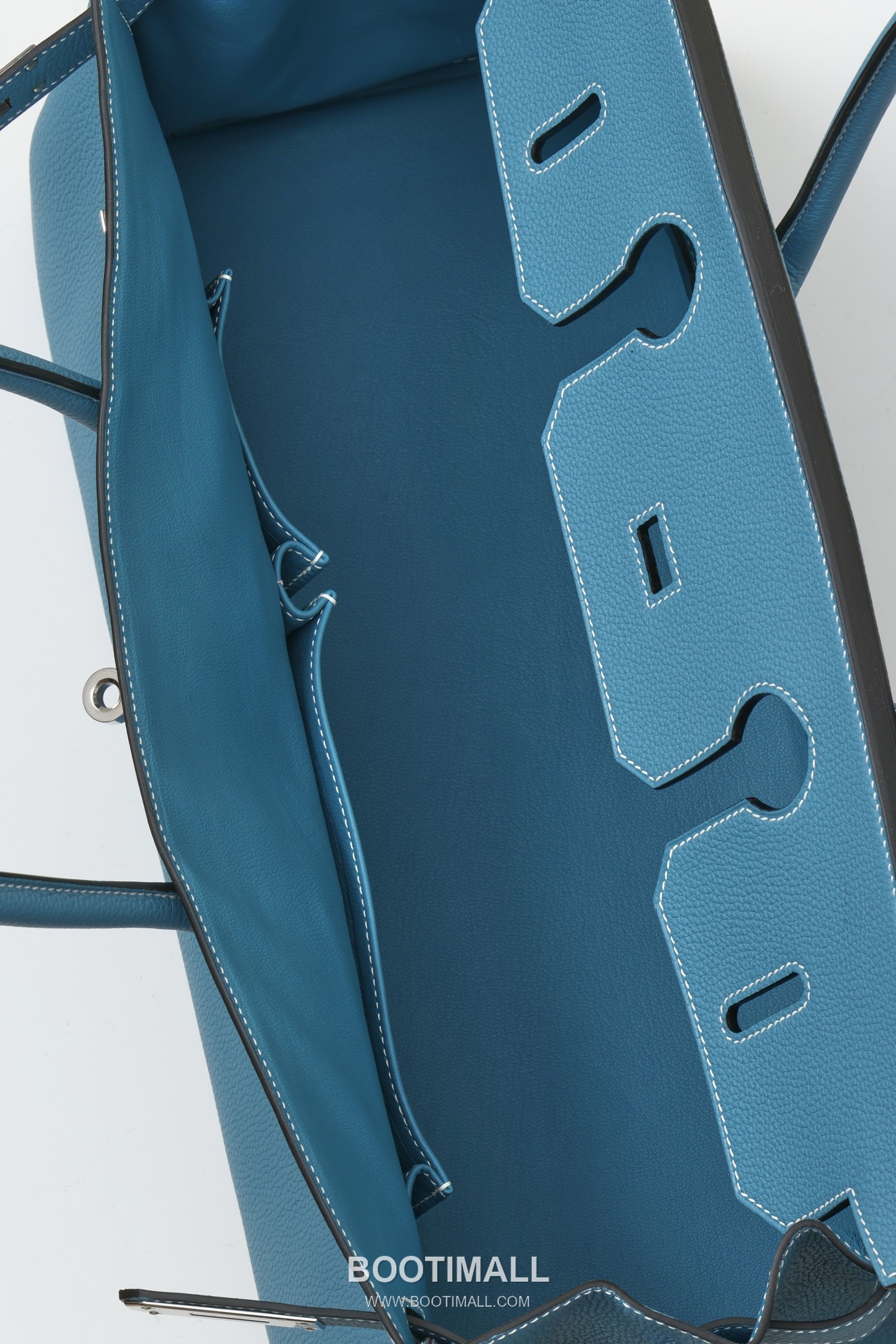 Hermes BKS 42 Togo Togo Calfskin Blue Tote Bag 에르메스 BKS 42 토고 토고 송아지가죽 블루 토트백 42cm 7