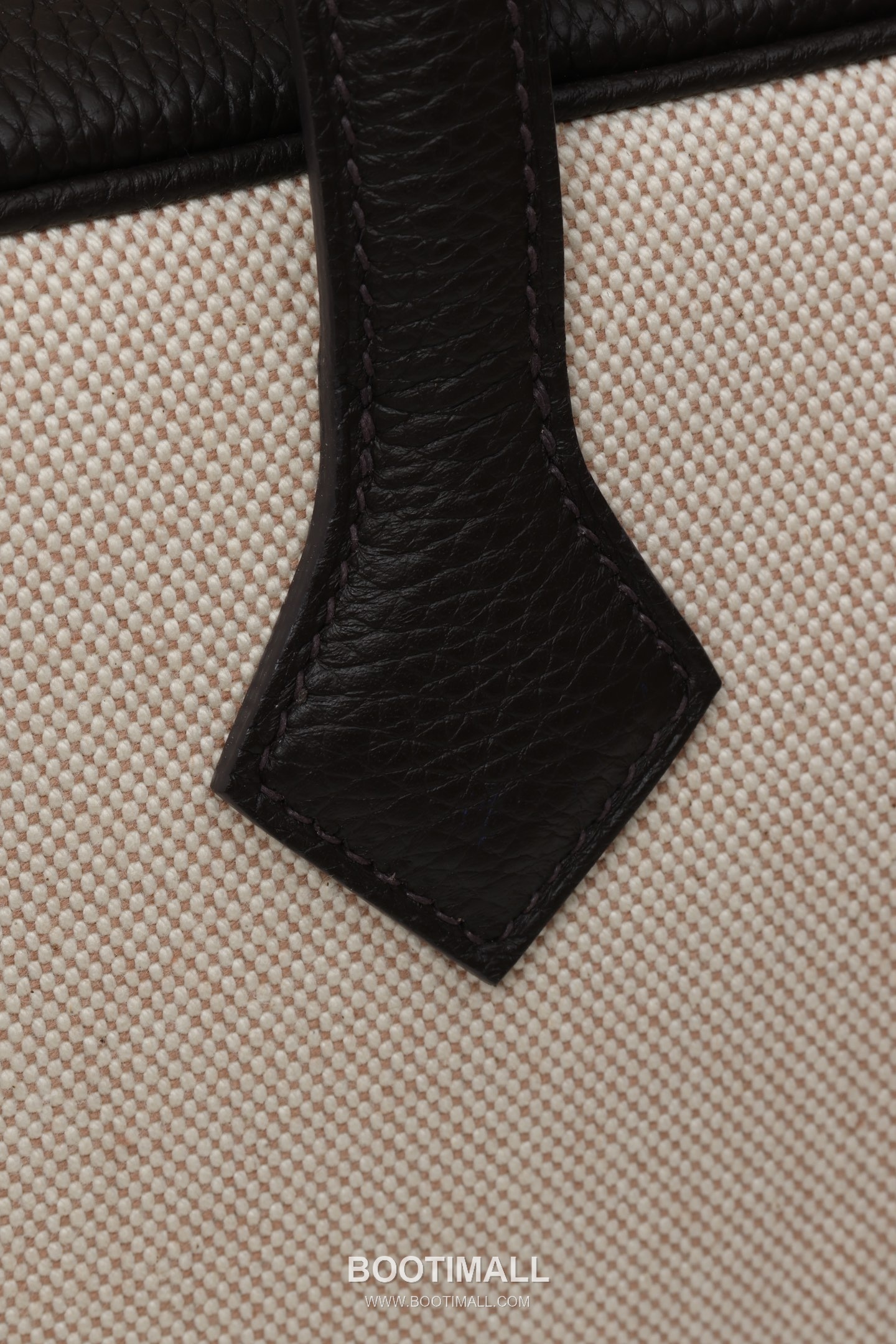 Hermes VR35 TC Canvas Tote TC Cowhide and Canvas Ebony Tote Bag 에르메스 VR35 TC 캔버스 토트 TC 소가죽 캔버스 우드브라운 토트백 35.5cm 5