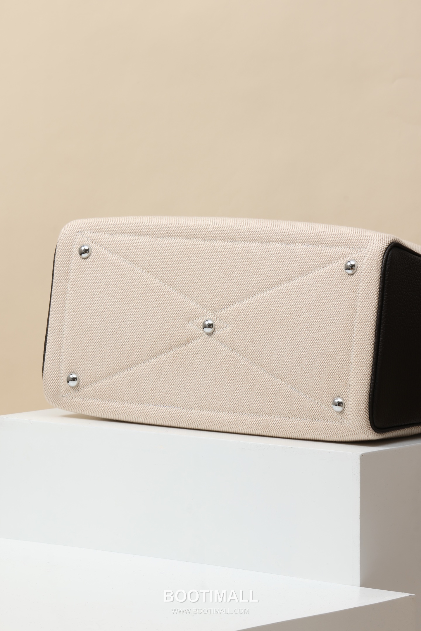 Hermes VR35 TC Canvas Tote TC Cowhide and Canvas Ebony Tote Bag 에르메스 VR35 TC 캔버스 토트 TC 소가죽 캔버스 우드브라운 토트백 35.5cm 6