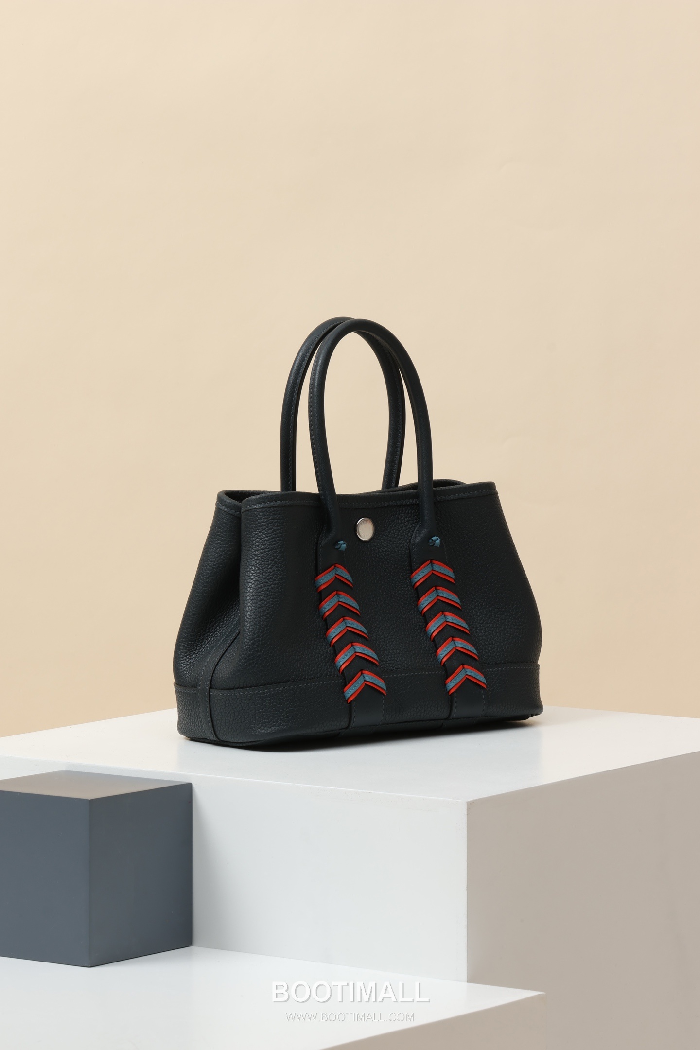 Hermes HY23 Woven Top Handle Togo and Swift Leather Light Blue Top Handle Bag 에르메스 HY23 위븐 탑핸들 토고 앤 스위프트 레더 라이트블루 탑핸들백 23cm 2