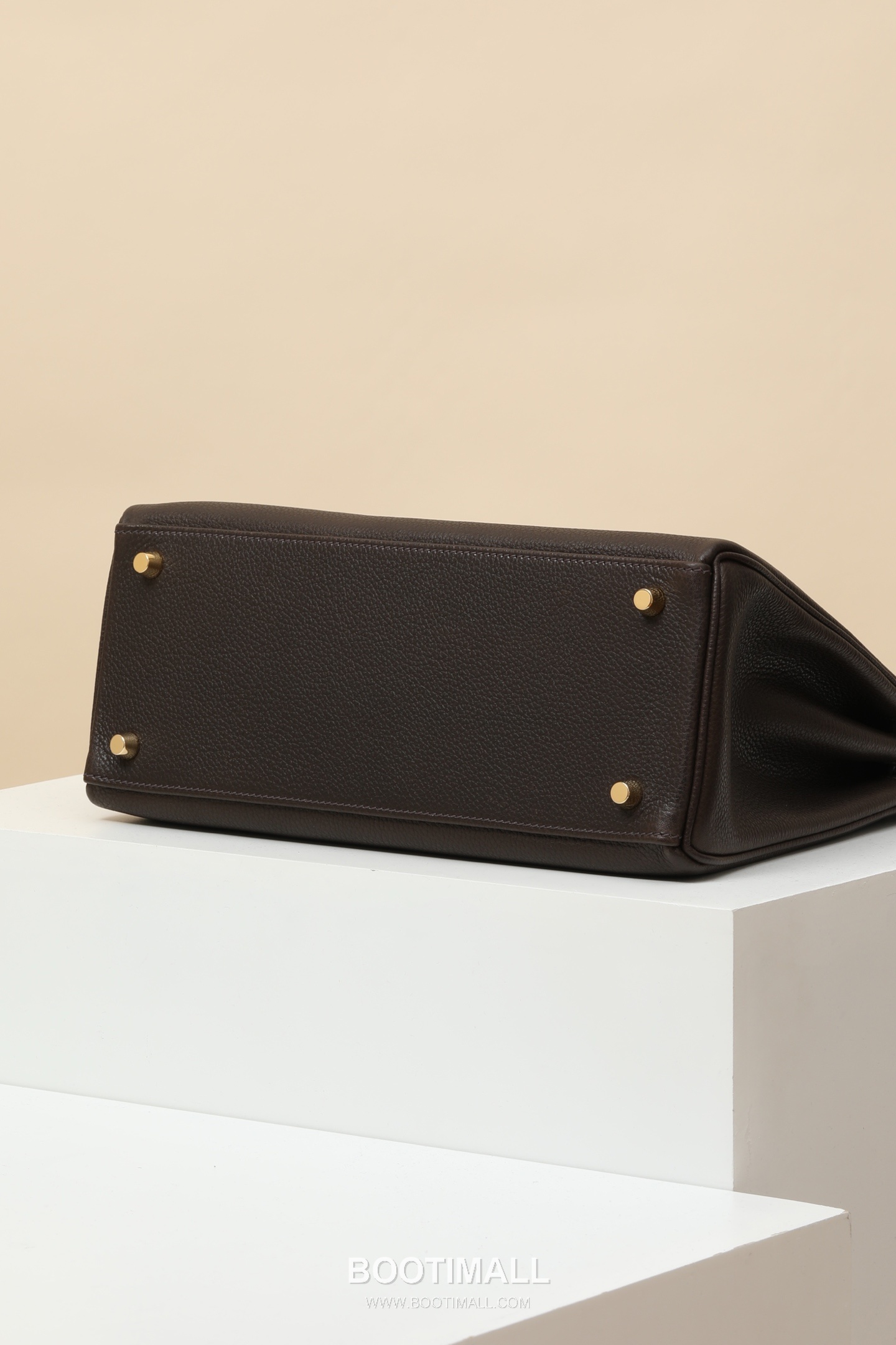 Hermes Kelly 28 Touch Barenia Leather and Matte Alligator Ebony Top Handle Bag 에르메스 켈리 28 터치 바레니아 레더와 매트 악어가죽 우드브라운 탑핸들백 28cm 6