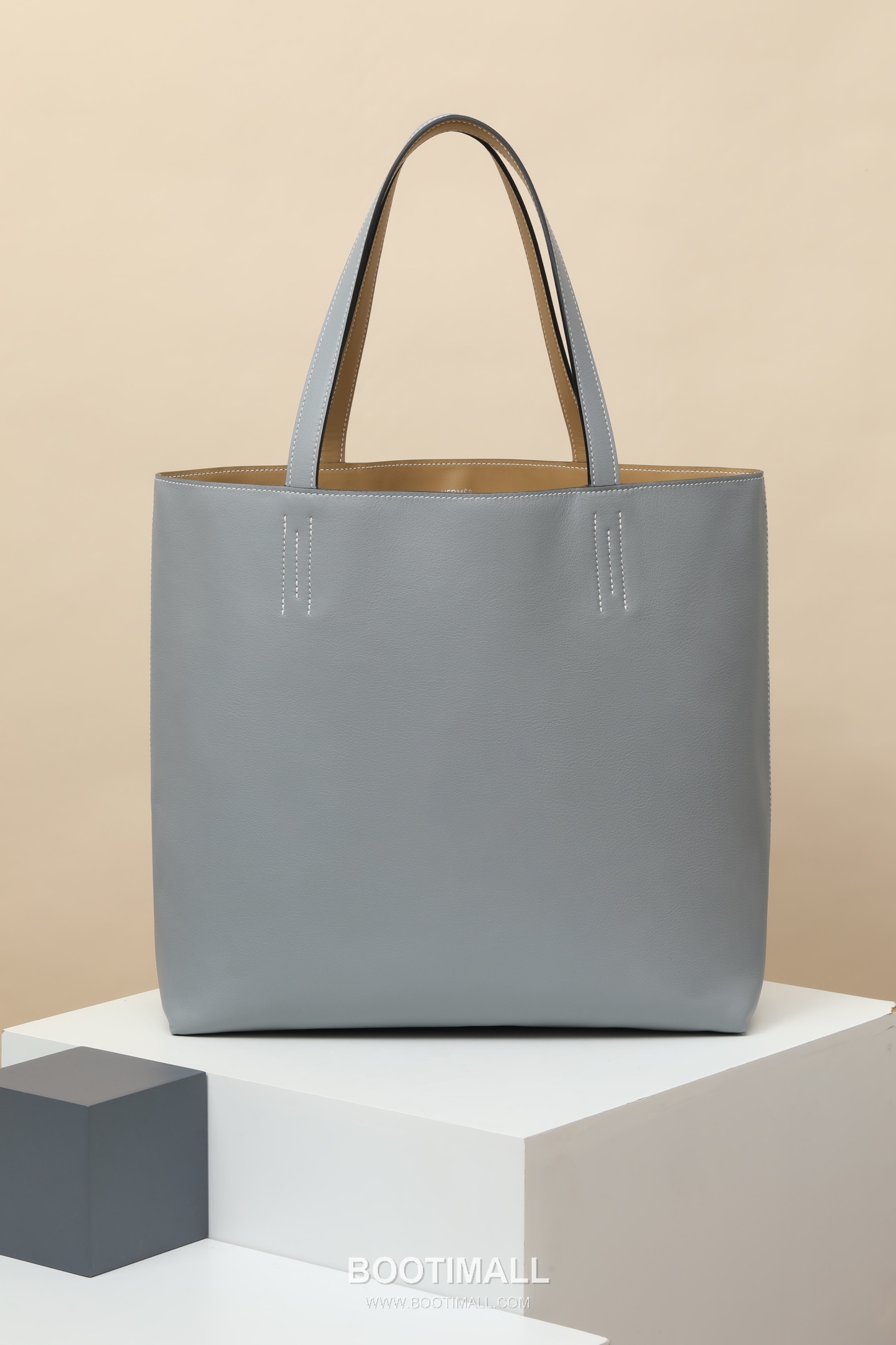 Hermes DS35 Swift Tote Swift Leather Taupe Shoulder Tote Bag 에르메스 DS35 스위프트 토트 스위프트 레더 토프 숄더 토트백 35cm 1