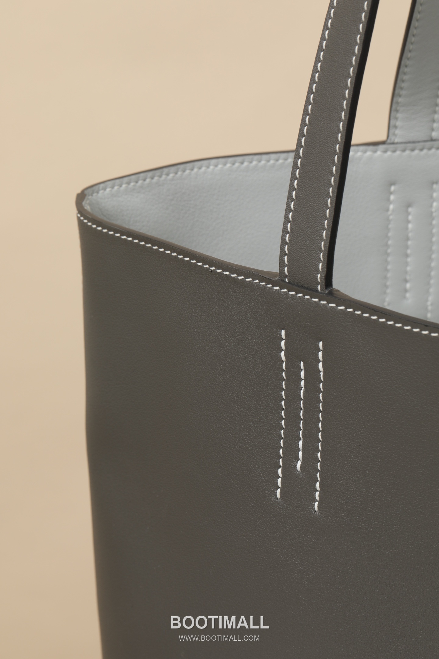 Hermes DS35 Swift Tote Swift Leather Gray Shoulder Tote Bag 에르메스 DS35 스위프트 토트 스위프트 레더 그레이 숄더 토트백 35cm 4