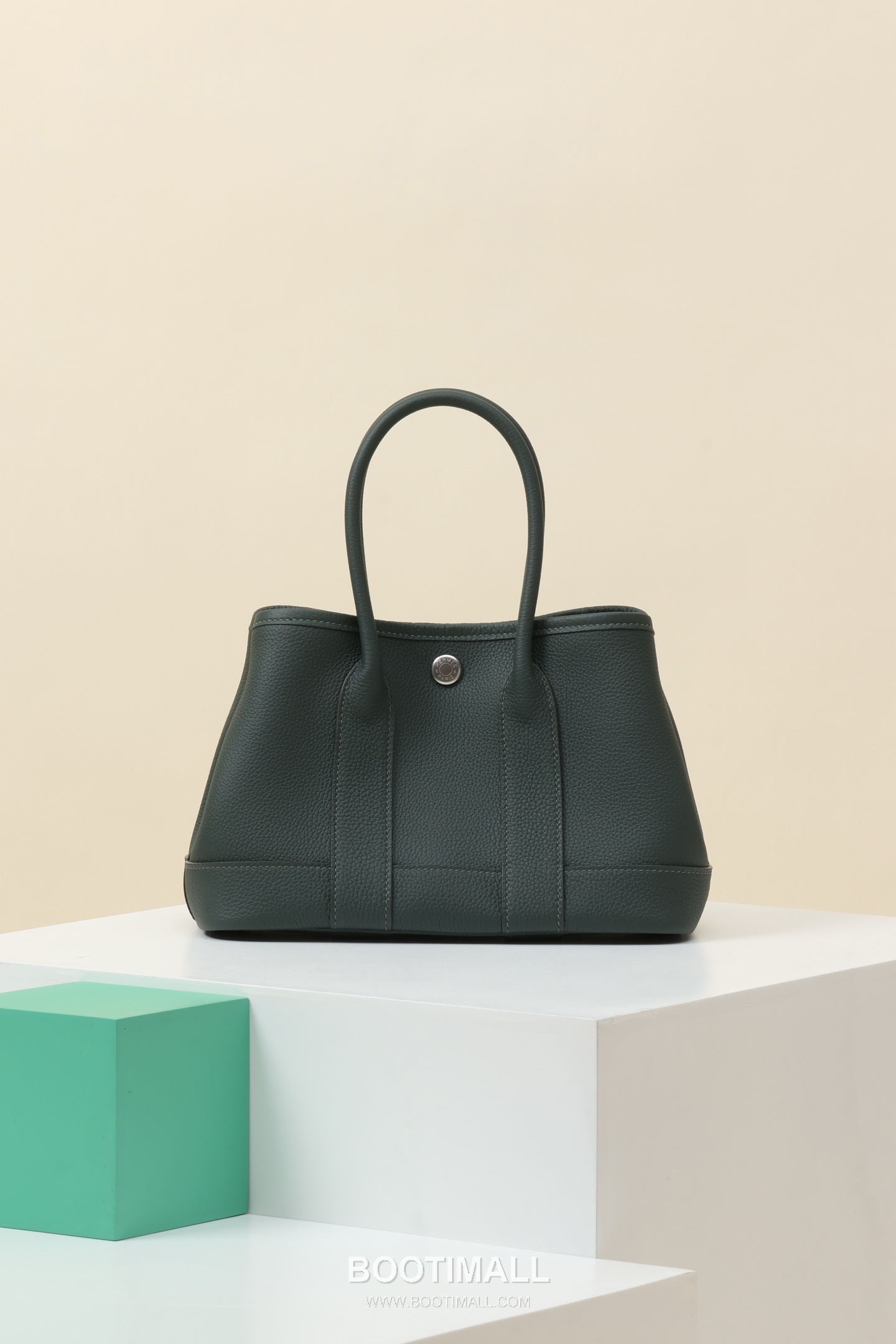 Hermes HY23 Togo Top Handle Togo Leather Green Top Handle Bag 에르메스 HY23 토고 탑핸들 토고 레더 그린 탑핸들백 23cm 1