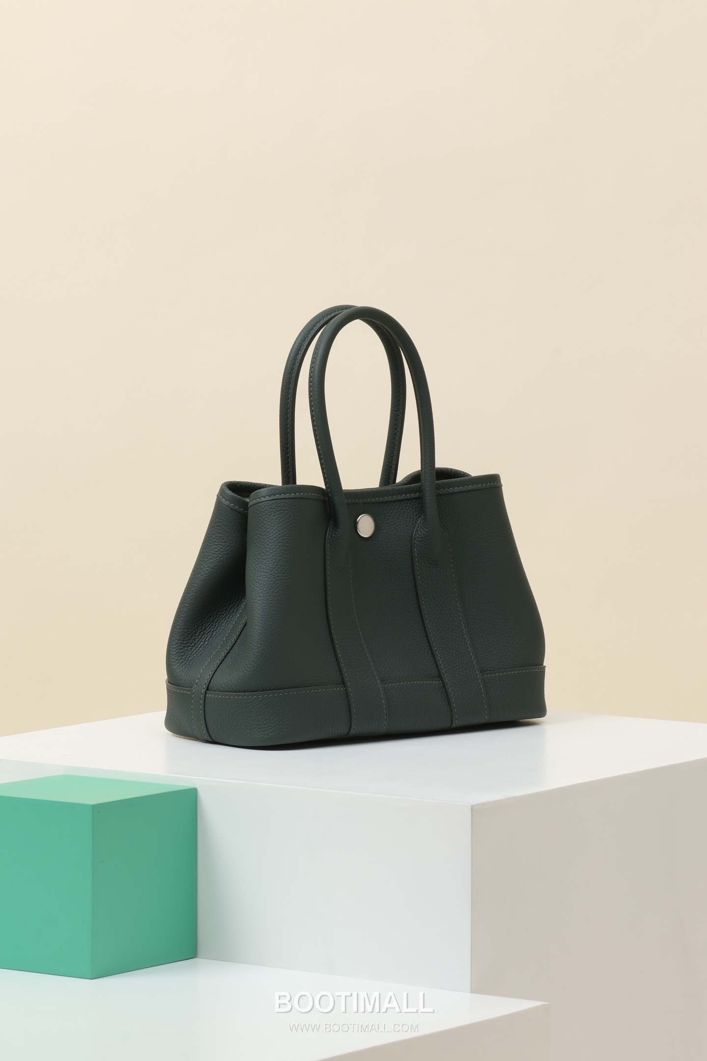 Hermes HY23 Togo Top Handle Togo Leather Green Top Handle Bag 에르메스 HY23 토고 탑핸들 토고 레더 그린 탑핸들백 23cm 2