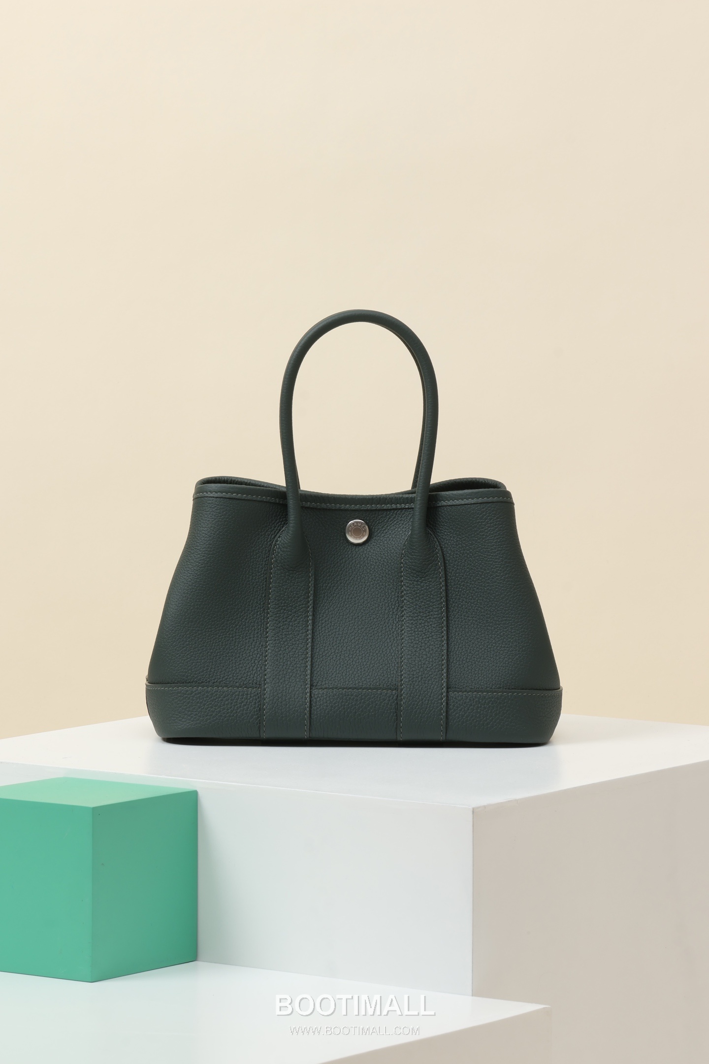 Hermes HY23 Togo Top Handle Togo Leather Green Top Handle Bag 에르메스 HY23 토고 탑핸들 토고 레더 그린 탑핸들백 23cm 3