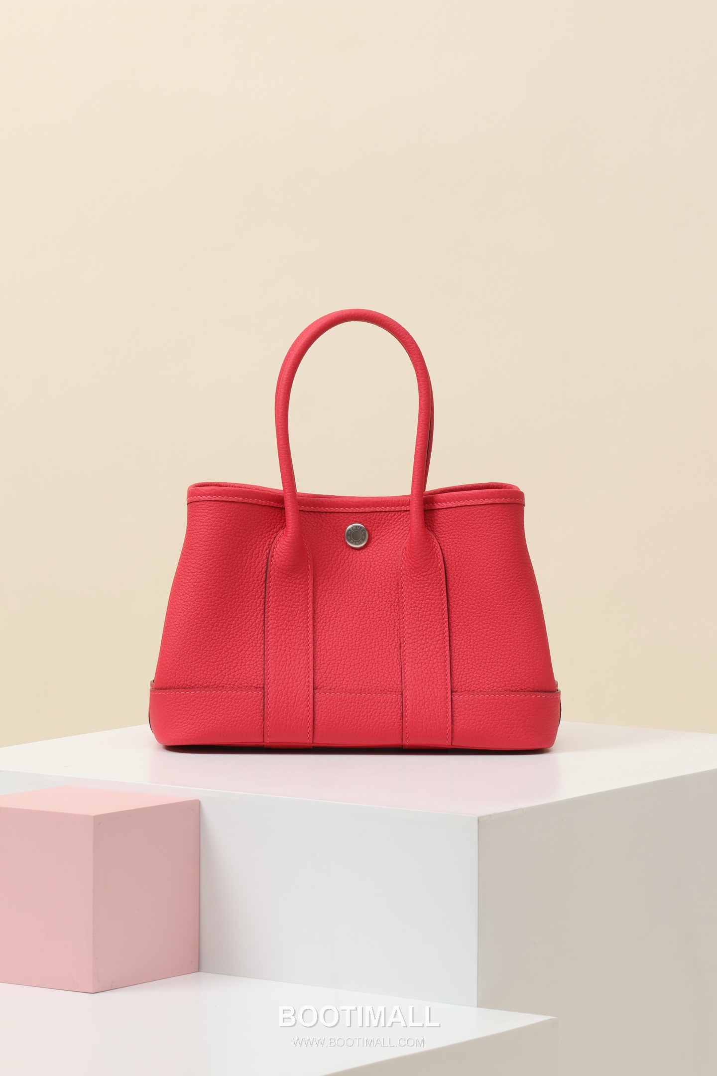 Hermes HY23 Togo Top Handle Togo Leather Pink Top Handle Bag 에르메스 HY23 토고 탑핸들 토고 레더 핑크 탑핸들백 23cm 1