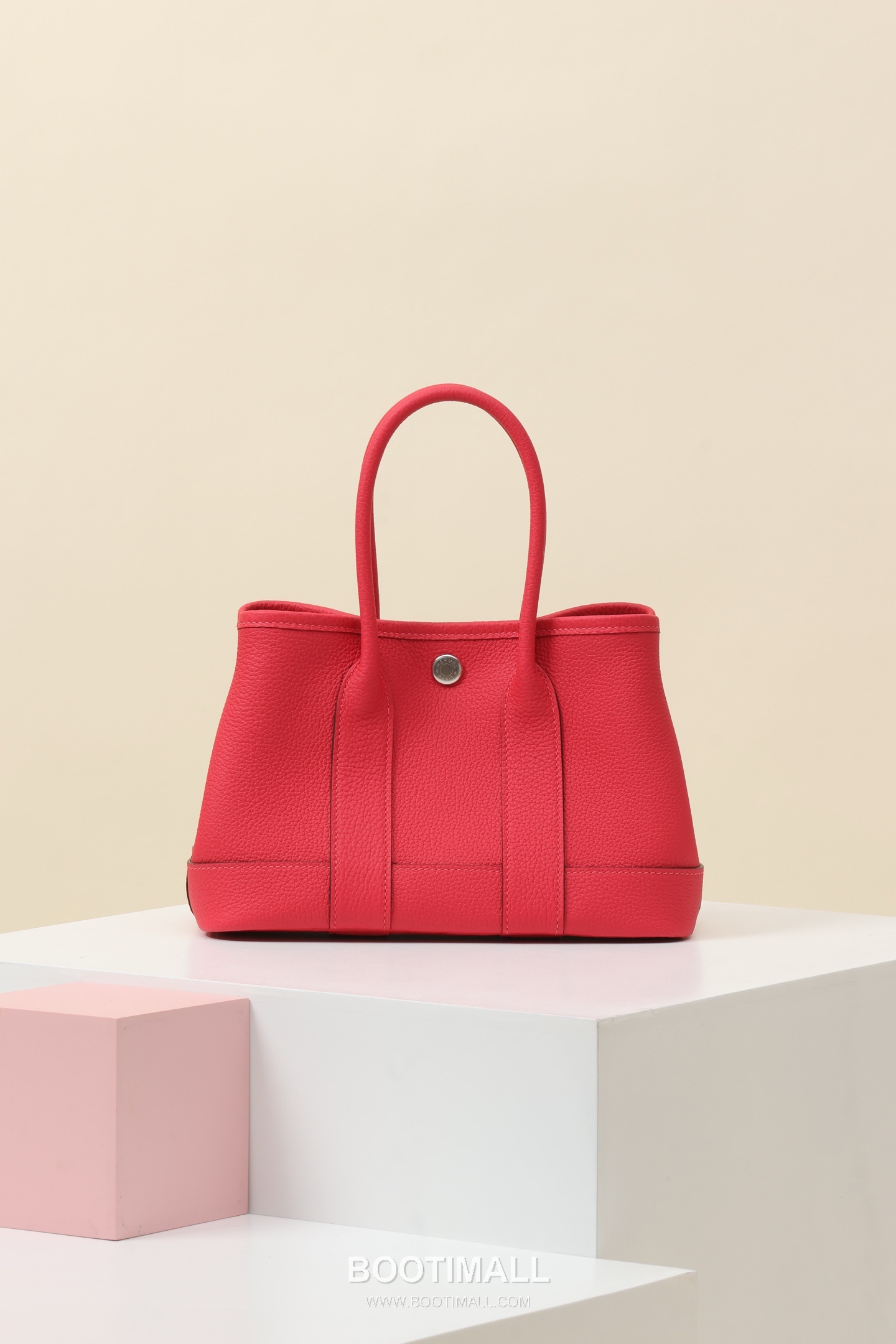 Hermes HY23 Togo Top Handle Togo Leather Pink Top Handle Bag 에르메스 HY23 토고 탑핸들 토고 레더 핑크 탑핸들백 23cm 3