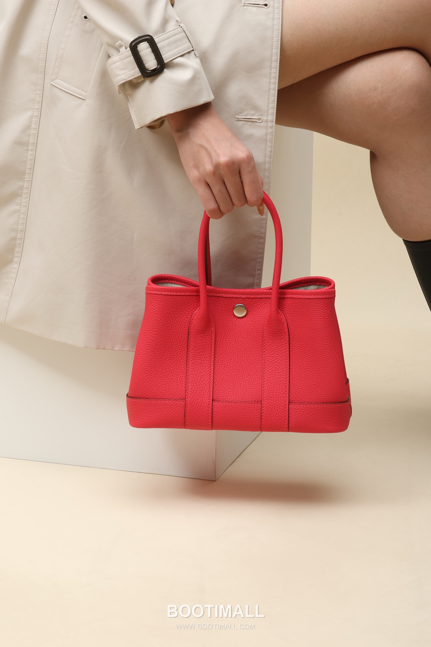 Hermes HY23 Togo Top Handle Togo Leather Pink Top Handle Bag 에르메스 HY23 토고 탑핸들 토고 레더 핑크 탑핸들백 23cm 8