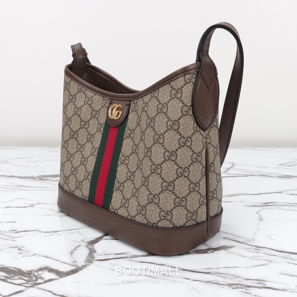 Gucci Mini Canvas Tote Canvas and Calfskin Beige Tote Bag 구찌 미니 캔버스 토트 캔버스와 카프스킨 베이지 토트백 23cm 5