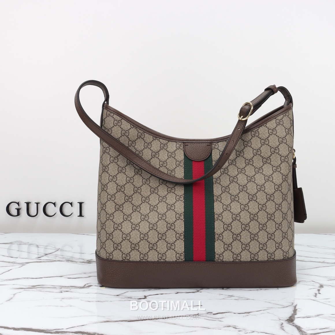 Gucci Two-Tone Canvas Tote Canvas Beige Tote Bag 구찌 투톤 캔버스 토트 캔버스 베이지 토트백 34cm 3