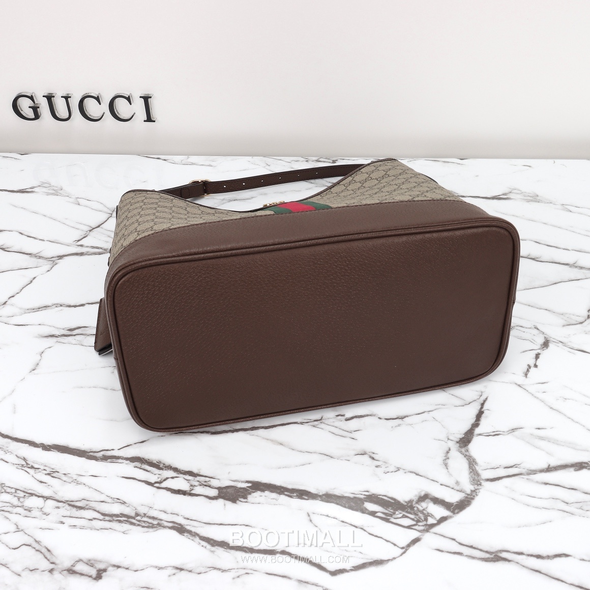 Gucci Two-Tone Canvas Tote Canvas Beige Tote Bag 구찌 투톤 캔버스 토트 캔버스 베이지 토트백 34cm 8