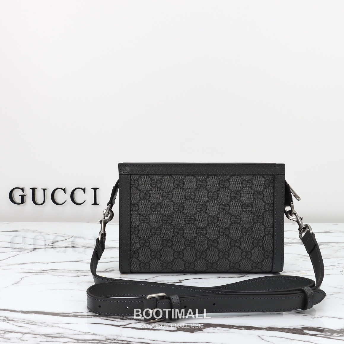 Gucci Rubber Trim Small Calfskin with Rubber Trim Gray Shoulder Bag 구찌 러버 트림 스몰 러버 트림 카프스킨 그레이 숄더백 22cm 3