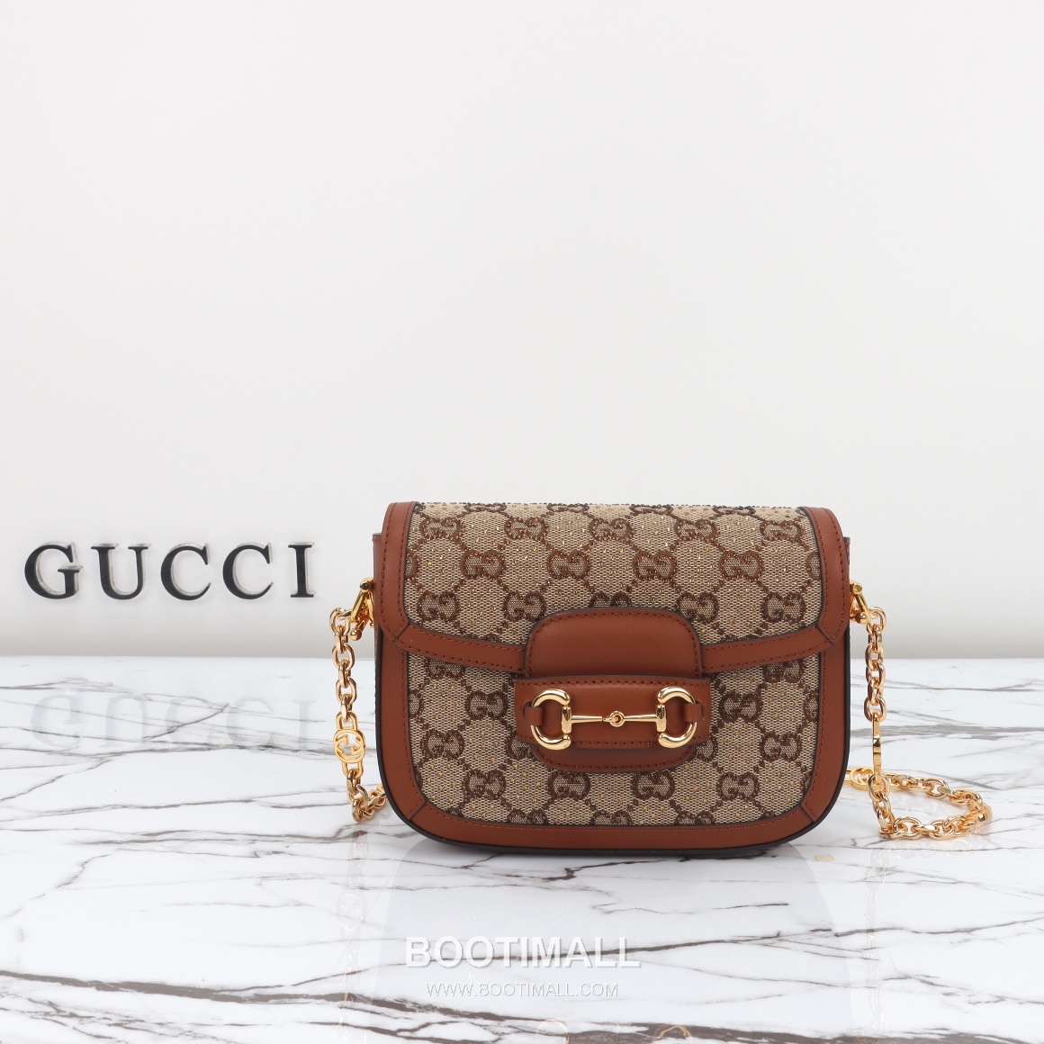 Gucci Mini Canvas Canvas Leather Beige Shoulder Bag 구찌 미니 캔버스 캔버스 가죽 베이지 숄더백 20.5cm 1