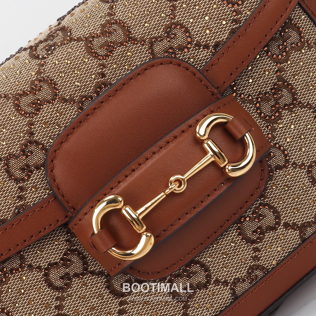 Gucci Mini Canvas Canvas Leather Beige Shoulder Bag 구찌 미니 캔버스 캔버스 가죽 베이지 숄더백 20.5cm 6