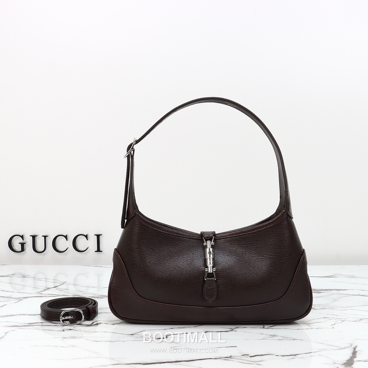 Gucci Brown Leather Clutch Cowhide Leather Brown 구찌 브라운 레더 클러치 소가죽 브라운 27cm 1