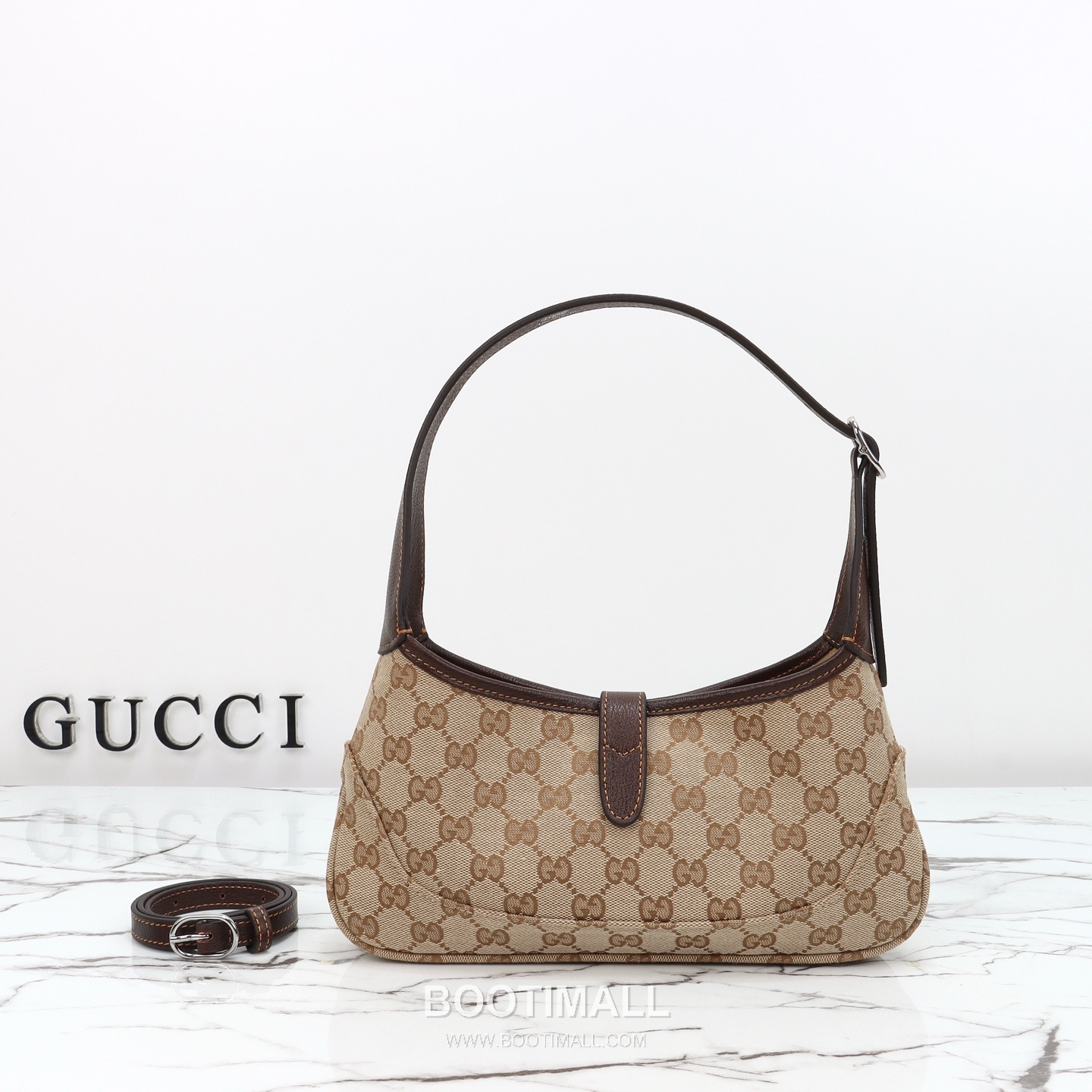 Gucci Canvas Mini Canvas Beige Shoulder Bag 구찌 캔버스 미니 캔버스 베이지 숄더백 27cm 3