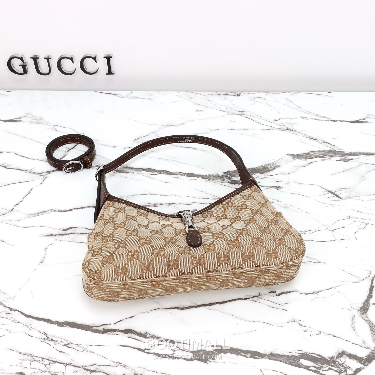 Gucci Canvas Mini Canvas Beige Shoulder Bag 구찌 캔버스 미니 캔버스 베이지 숄더백 27cm 7