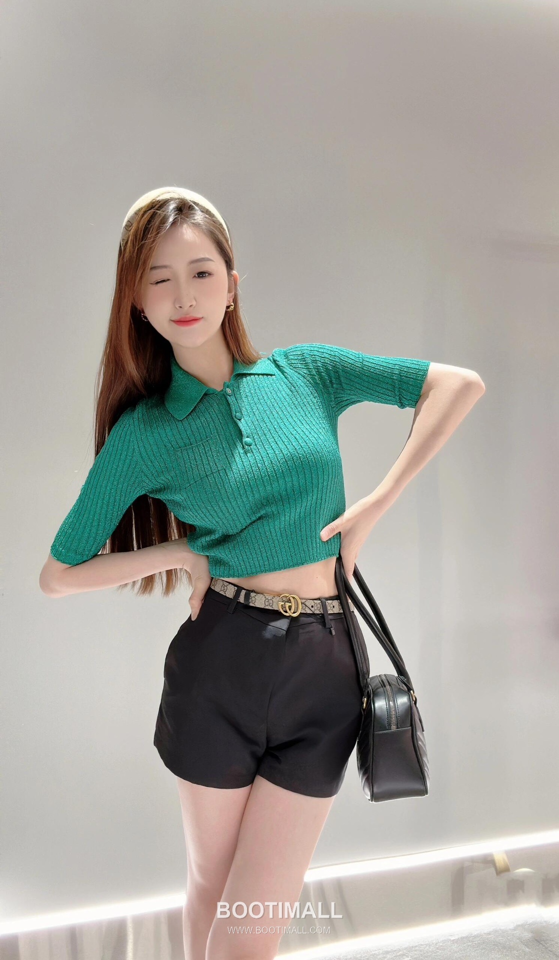 Gucci Marmont Chevron Small Matelassé Calfskin Black Shoulder Bag 구찌 마몽트 쉐브론 스몰 마틀라세 카프스킨 블랙 숄더백 25.5cm 9