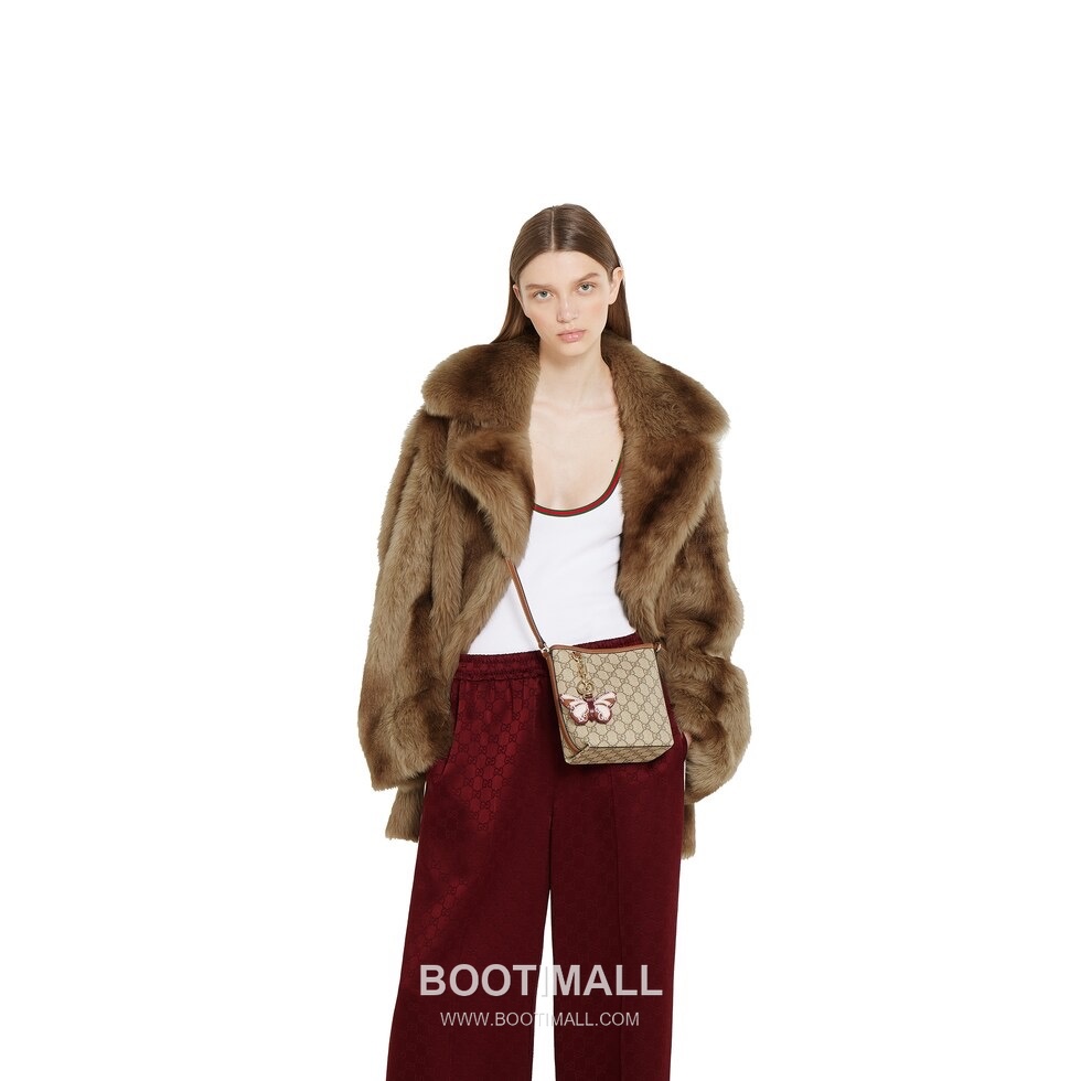 Gucci GG Supreme Small GG Supreme Canvas Beige Crossbody Bag 구찌 GG 수프림 스몰 GG 수프림 캔버스 베이지 크로스백 18cm 3