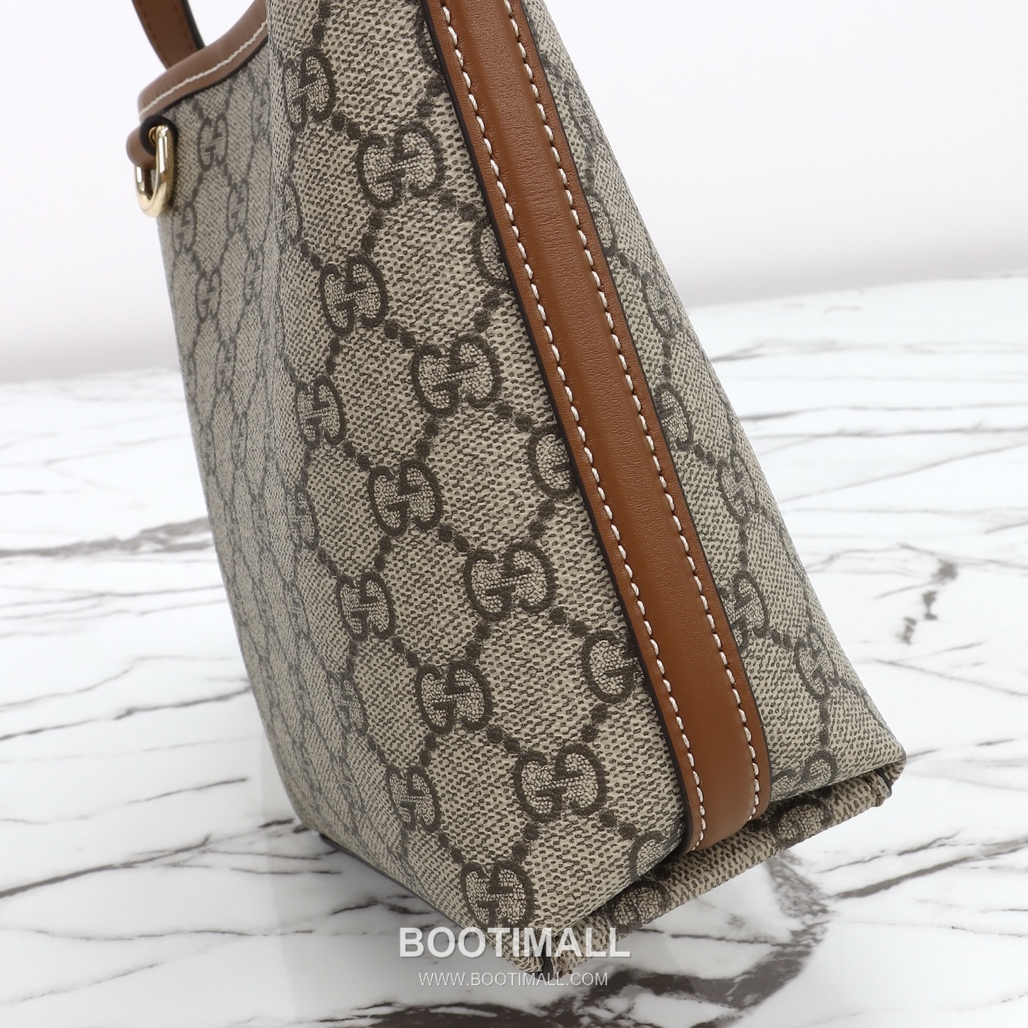 Gucci GG Supreme Small GG Supreme Canvas Beige Crossbody Bag 구찌 GG 수프림 스몰 GG 수프림 캔버스 베이지 크로스백 18cm 10