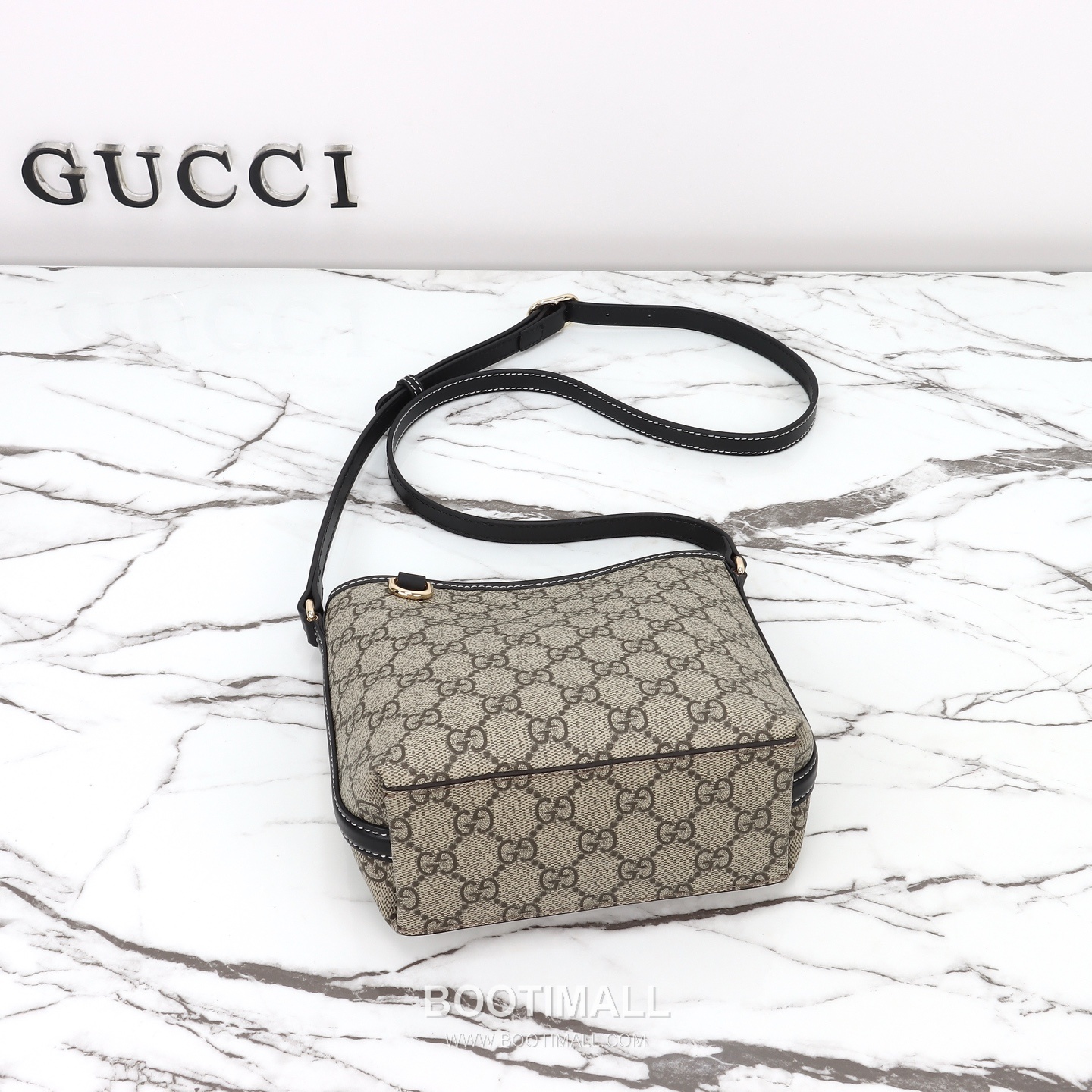 Gucci Mini Bucket Calfskin Beige Bucket Bag 구찌 미니 버킷 카프스킨 베이지 버킷백 18cm 7