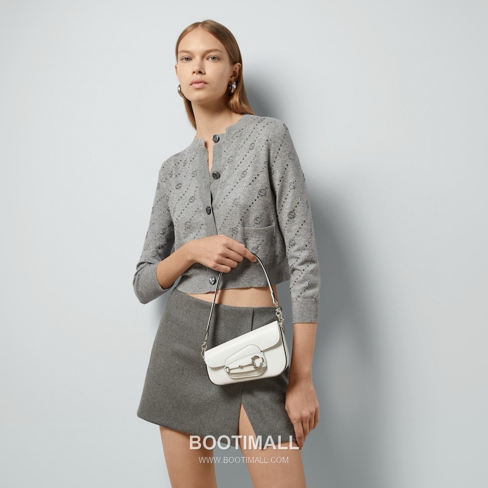 Gucci Horsebit GG Canvas GG Coated Canvas Beige Shoulder Bag 구찌 홀스빗 GG 캔버스 GG 코티드 캔버스 베이지 숄더백 19.5cm 5