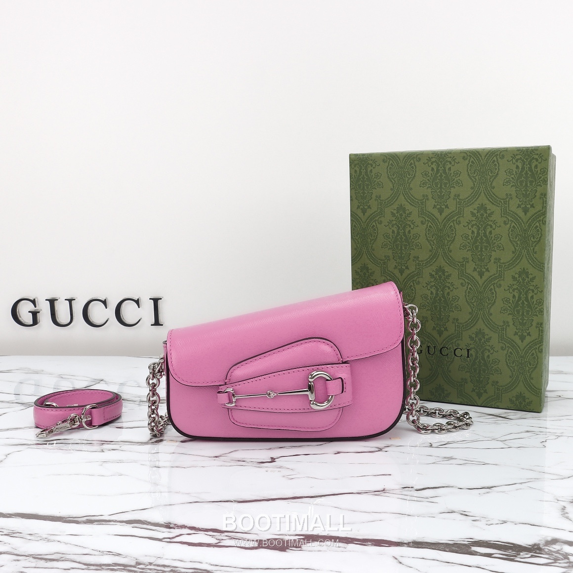 Gucci 774209 Flap Calfskin Pink Wallet 구찌 774209 플랩 카프스킨 핑크 19.5cm 1