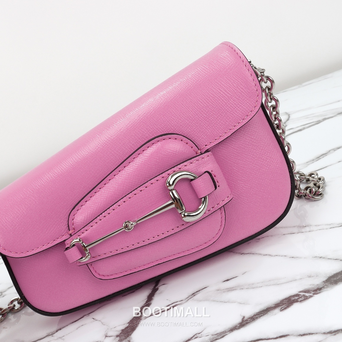 Gucci 774209 Flap Calfskin Pink Wallet 구찌 774209 플랩 카프스킨 핑크 19.5cm 4