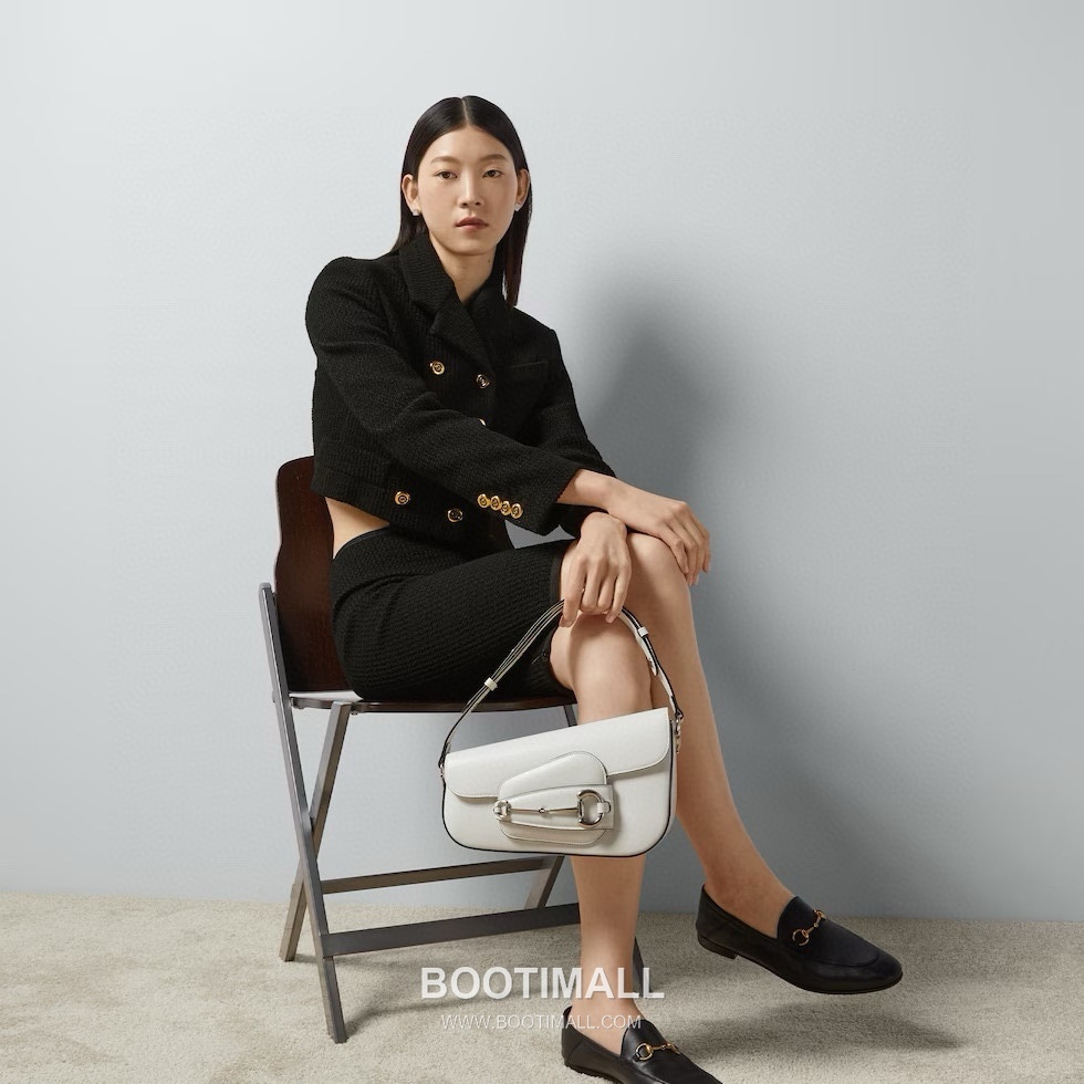 Gucci GG Supreme Horsebit Flap GG Supreme Coated Canvas Beige Shoulder Bag 구찌 GG 수프림 홀스빗 플랩 GG 수프림 코팅 캔버스 베이지 숄더백 26.5cm 5