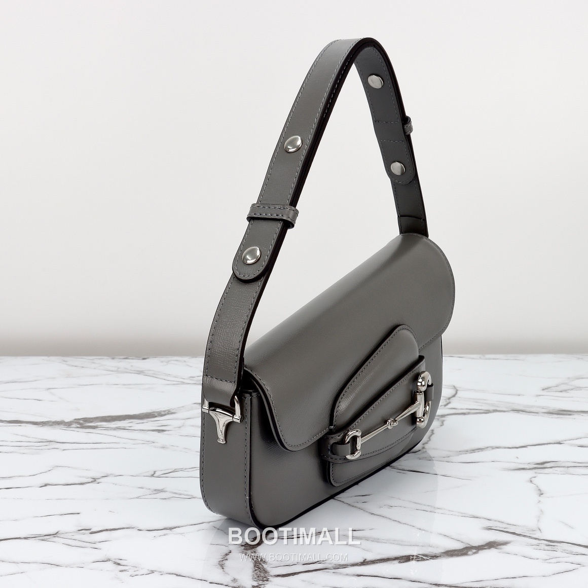 Gucci Folded Leather Clutch Calfskin Leather Gray Clutch Bag 구찌 폴디드 레더 클러치 카프스킨 레더 그레이 클러치백 26.5cm 5